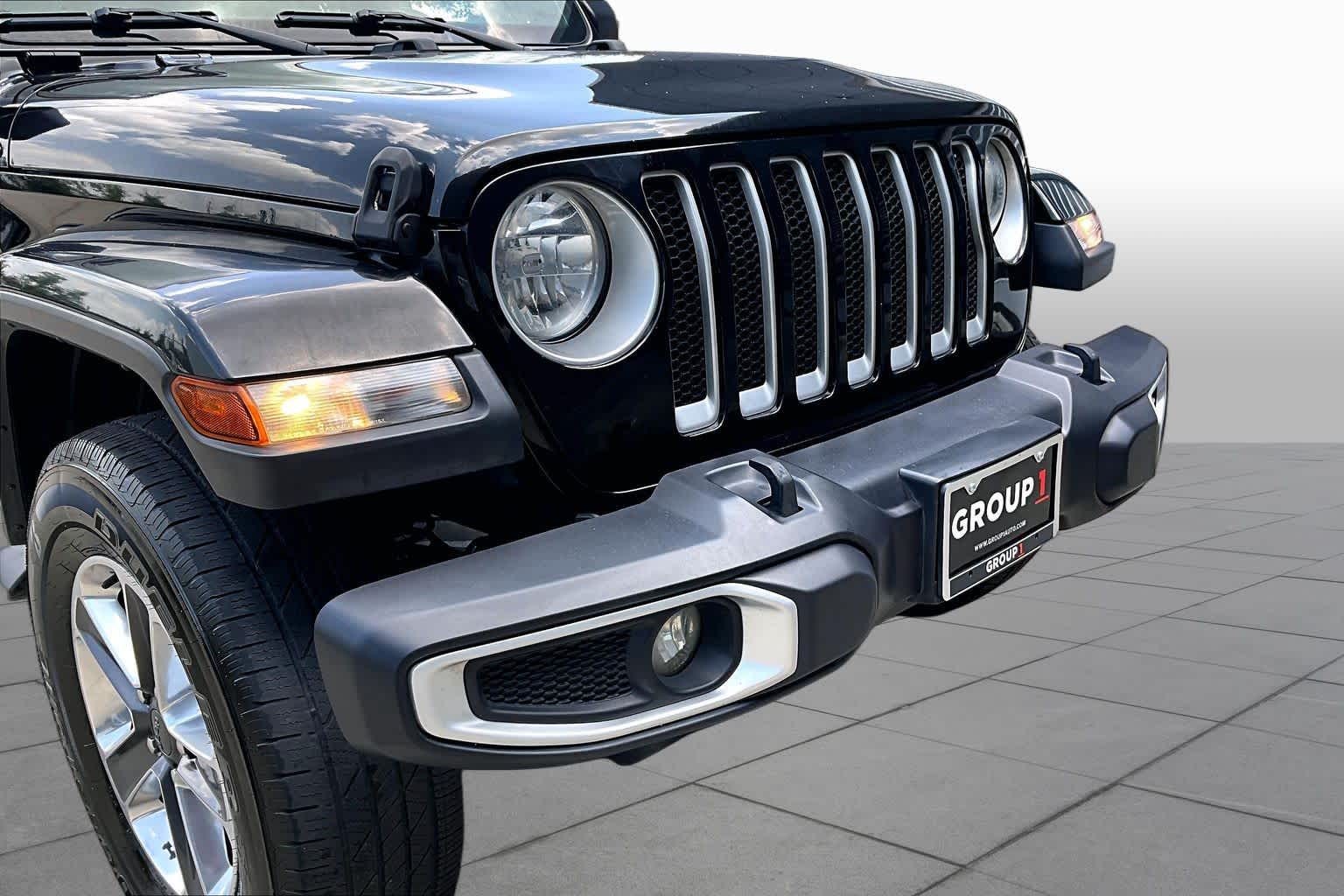 2019 Jeep Wrangler Unlimited Sahara Black Clearcoat at Group 1 Toyota Southwest
