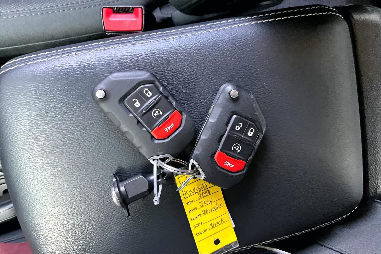 2019 Jeep Wrangler Unlimited Sahara Black Clearcoat at Group 1 Toyota Southwest