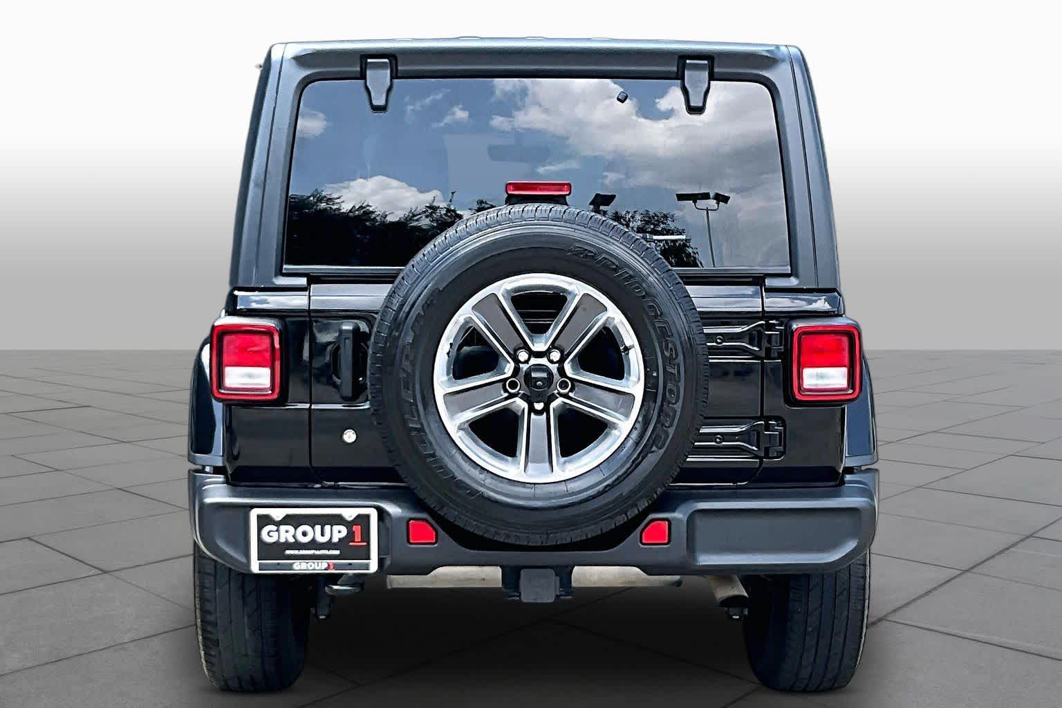 2019 Jeep Wrangler Unlimited Sahara Black Clearcoat at Group 1 Toyota Southwest