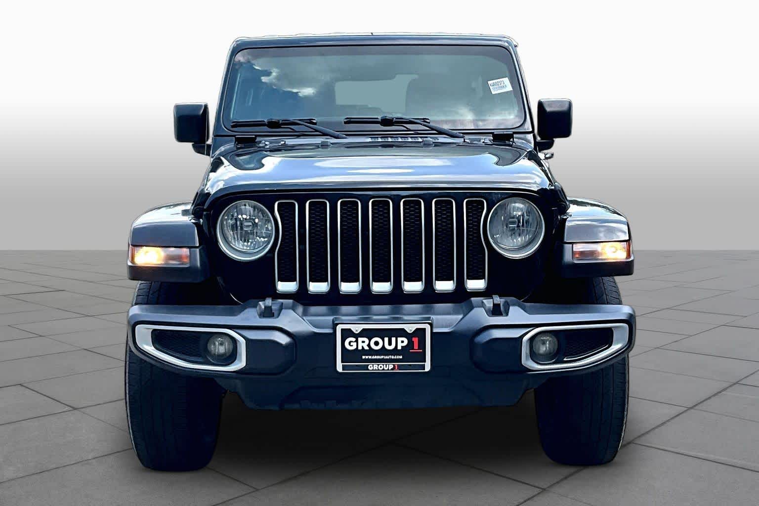 2019 Jeep Wrangler Unlimited Sahara Black Clearcoat at Group 1 Toyota Southwest