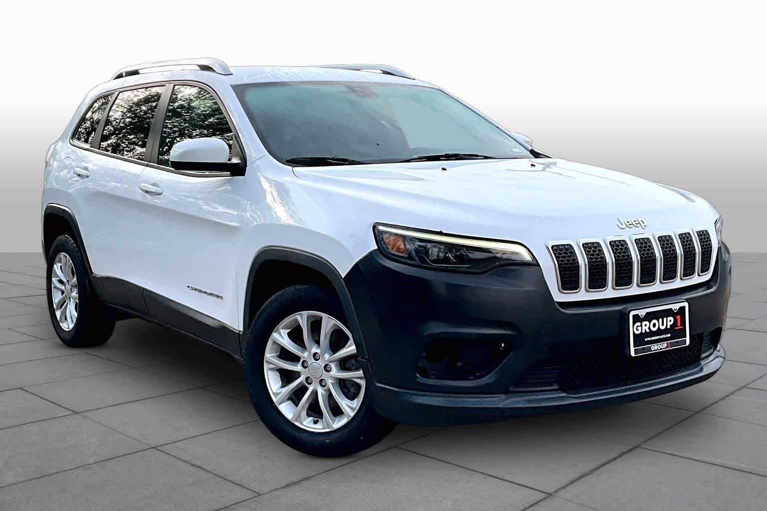 2020 Jeep Cherokee Latitude Bright White Clearcoat at Baytown Ford