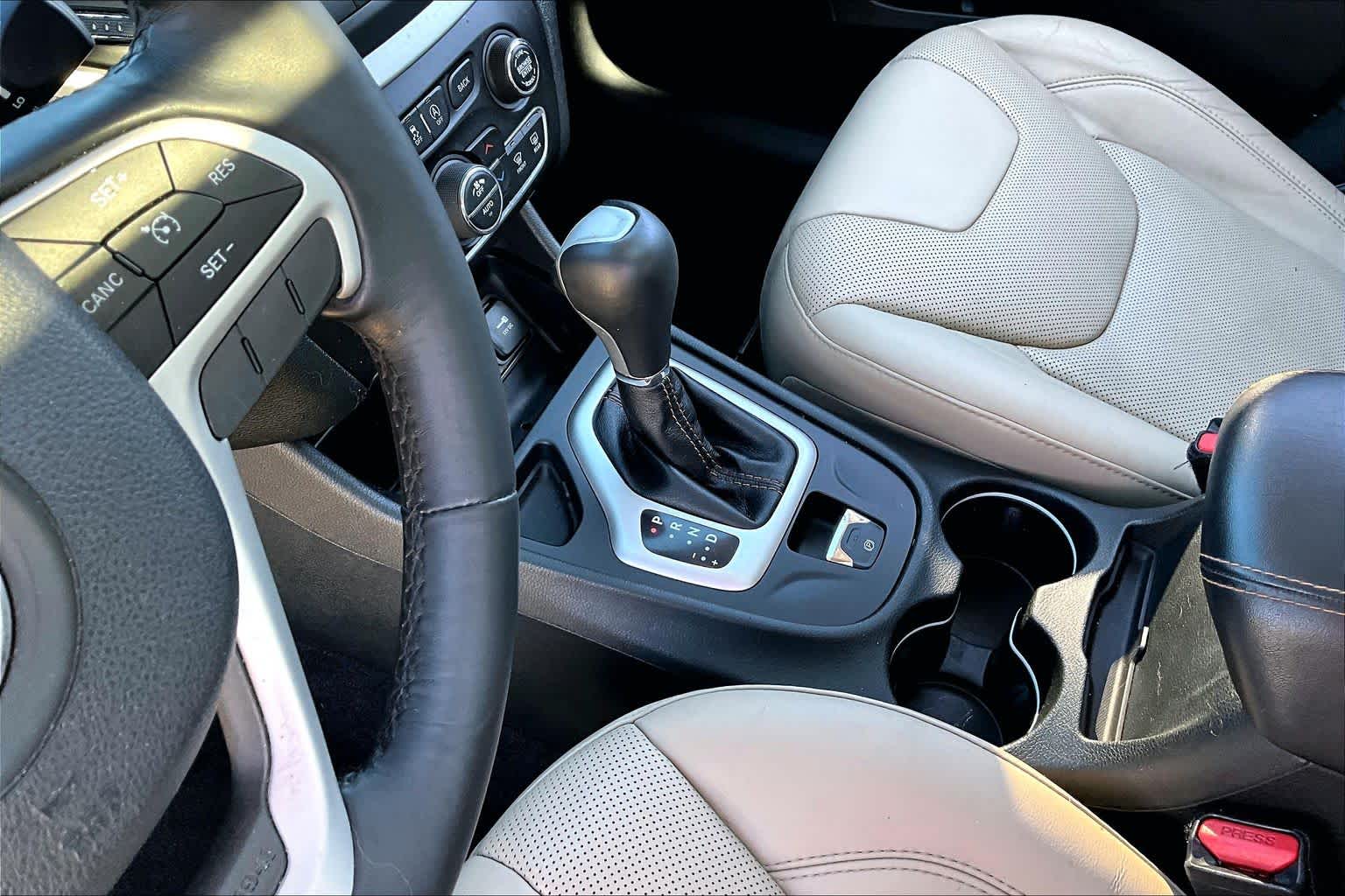 2015 Jeep Cherokee Limited Brilliant Black Crystal Pearlcoat at Friendly Ford Crosby