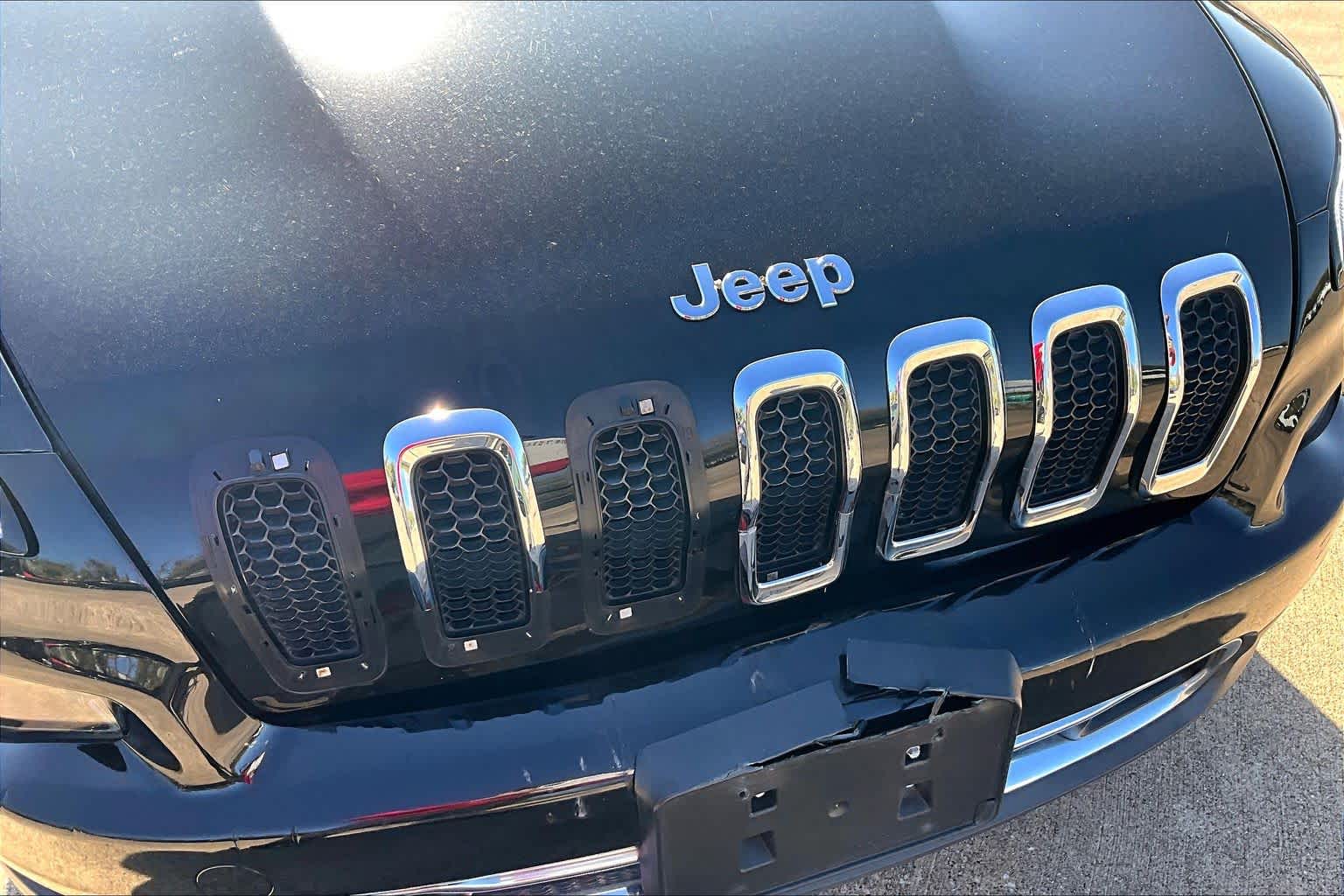 2015 Jeep Cherokee Limited Brilliant Black Crystal Pearlcoat at Friendly Ford Crosby