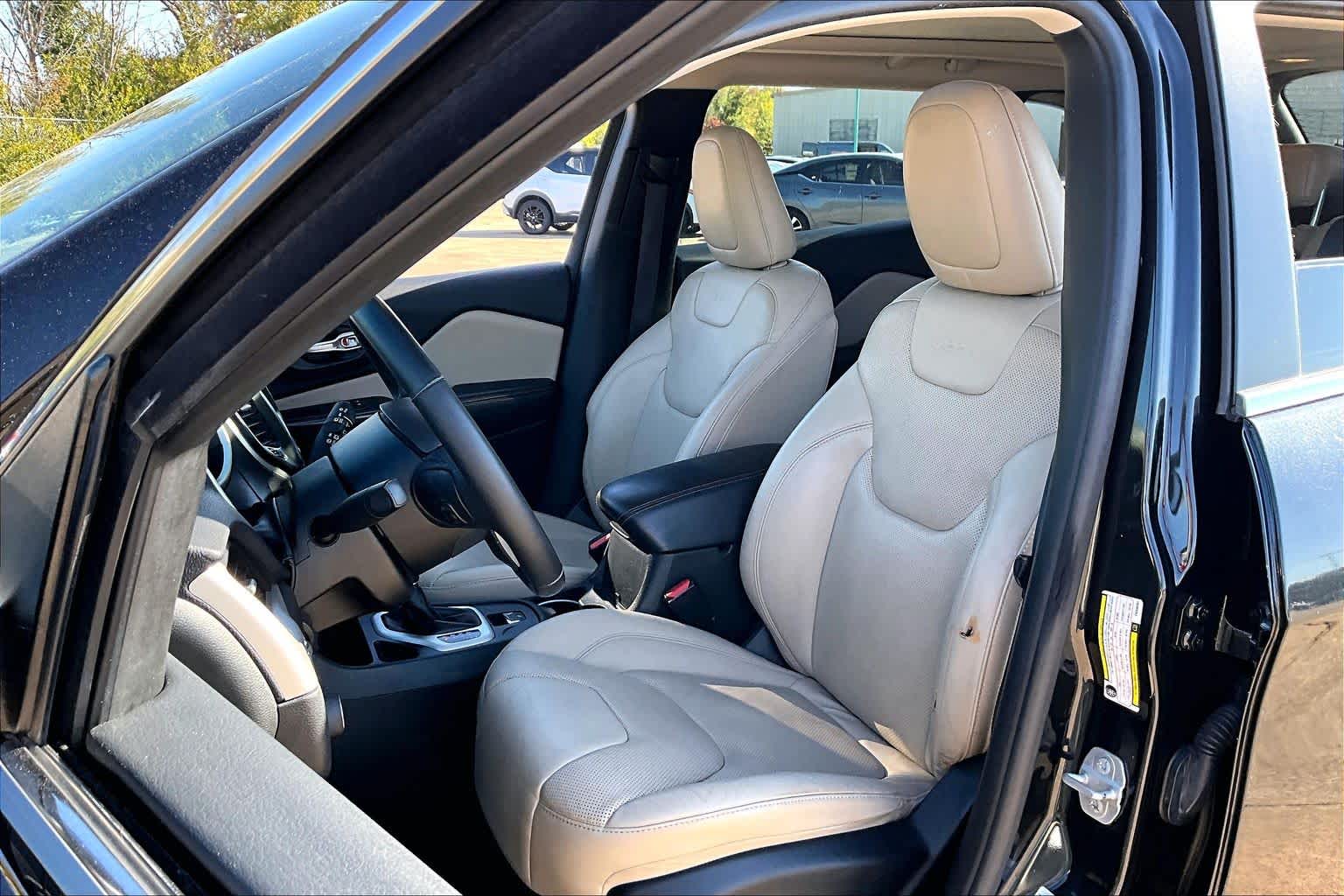 2015 Jeep Cherokee Limited Brilliant Black Crystal Pearlcoat at Friendly Ford Crosby