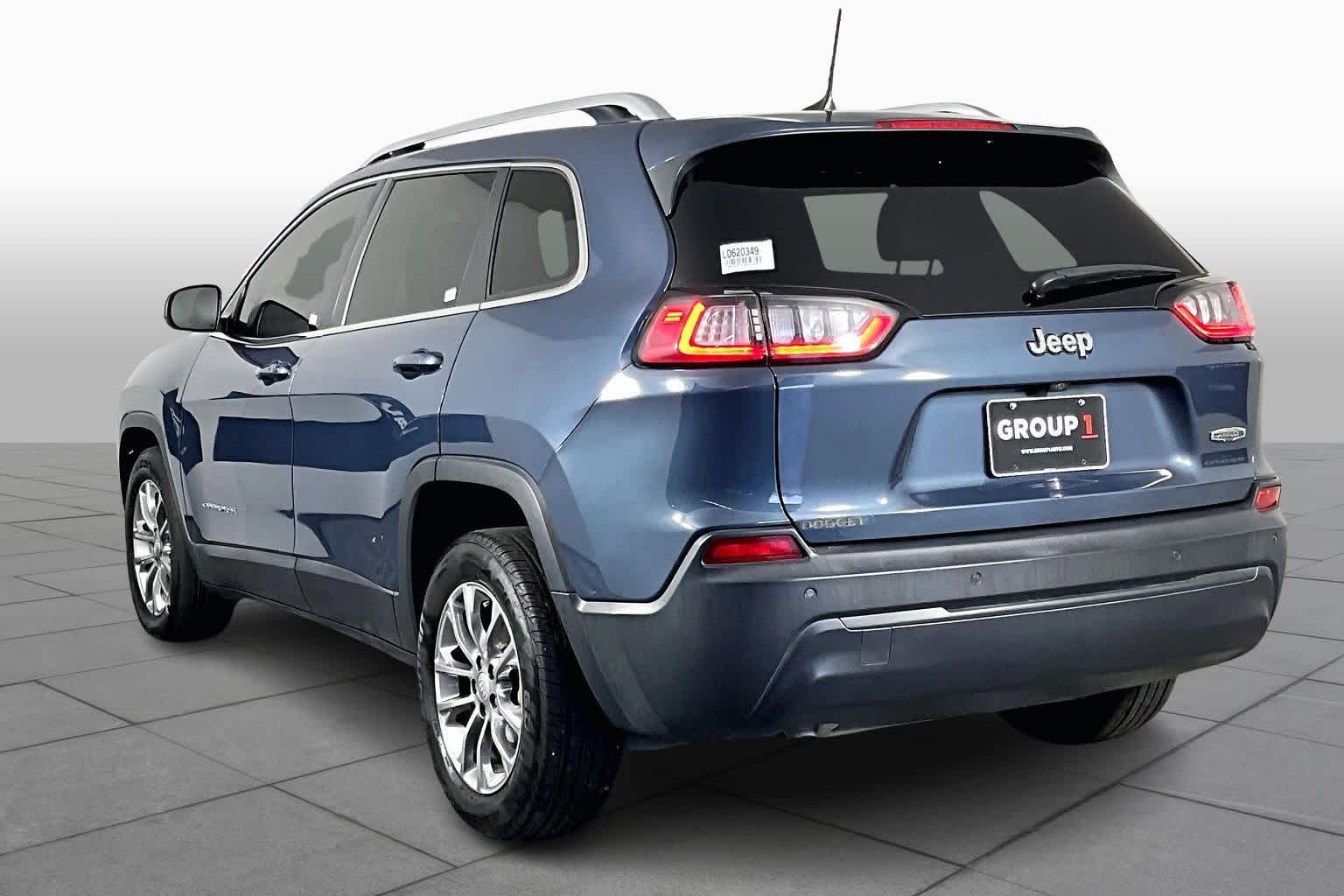 2020 Jeep Cherokee Latitude Plus Slate Blue Pearlcoat at AutoNation USA Katy