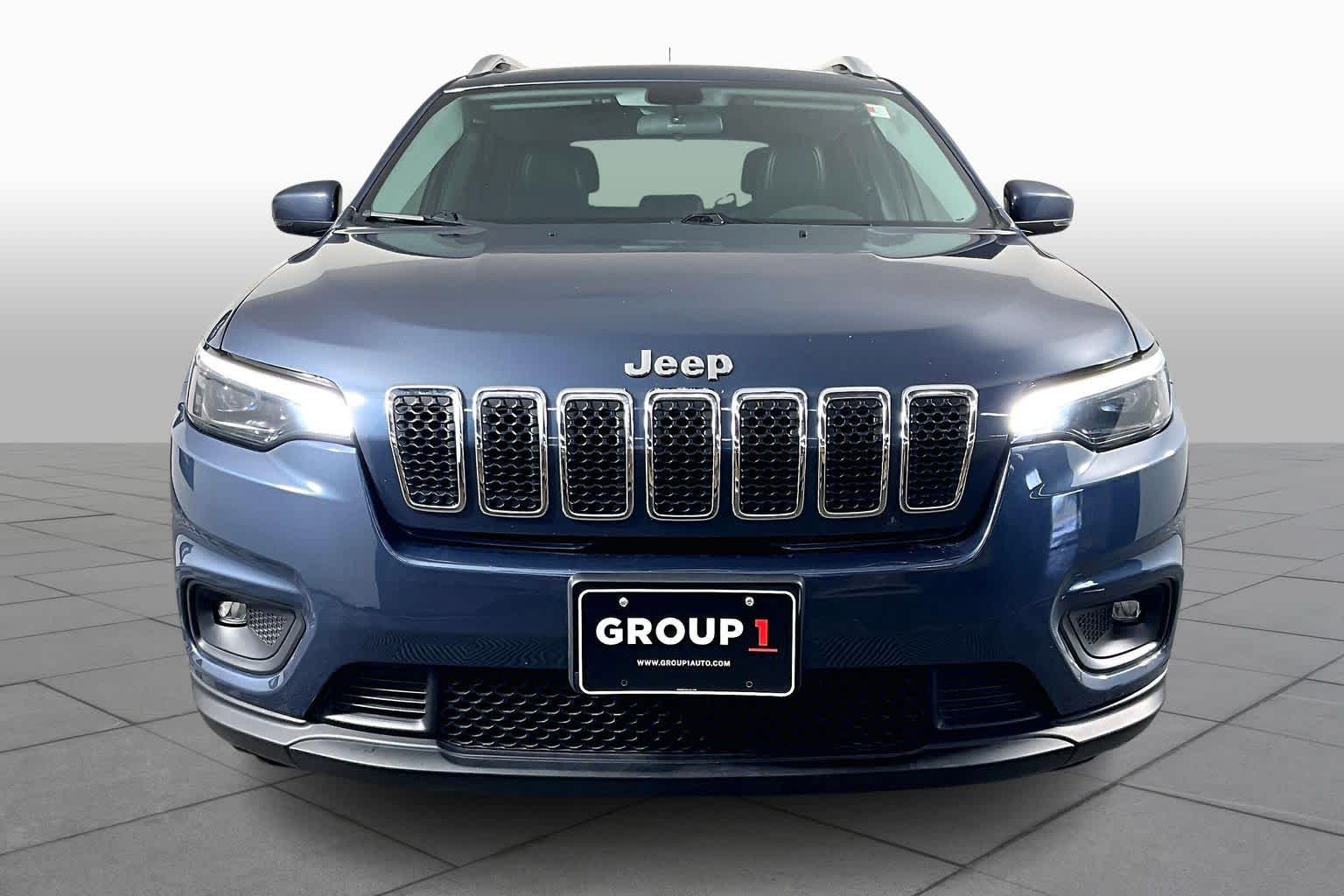 2020 Jeep Cherokee Latitude Plus Slate Blue Pearlcoat at AutoNation USA Katy
