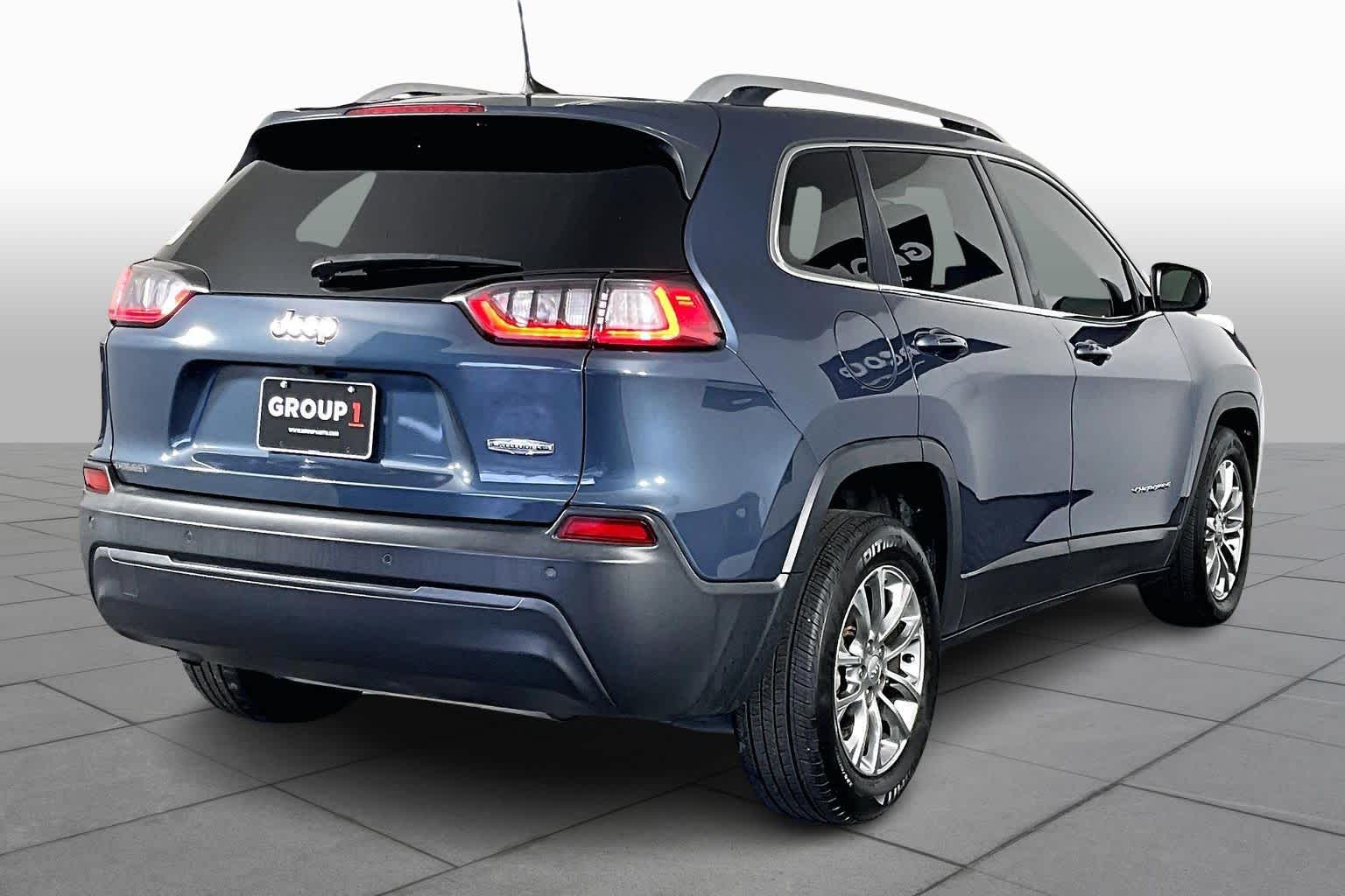 2020 Jeep Cherokee Latitude Plus Slate Blue Pearlcoat at AutoNation USA Katy