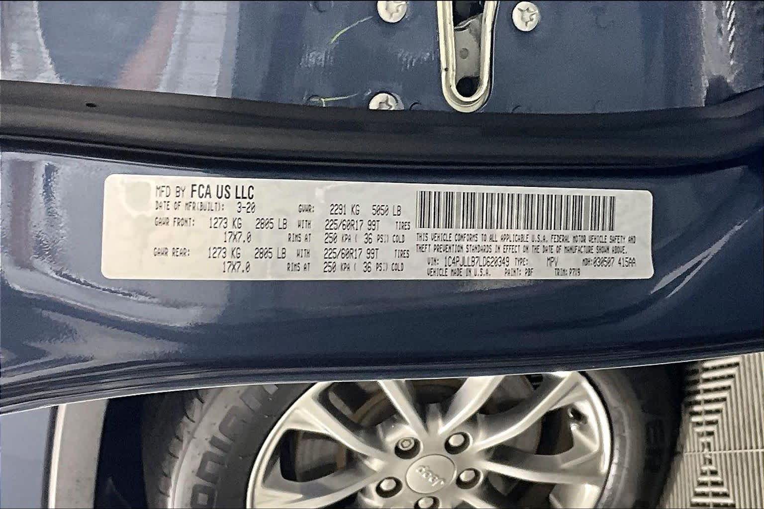 2020 Jeep Cherokee Latitude Plus Slate Blue Pearlcoat at AutoNation USA Katy