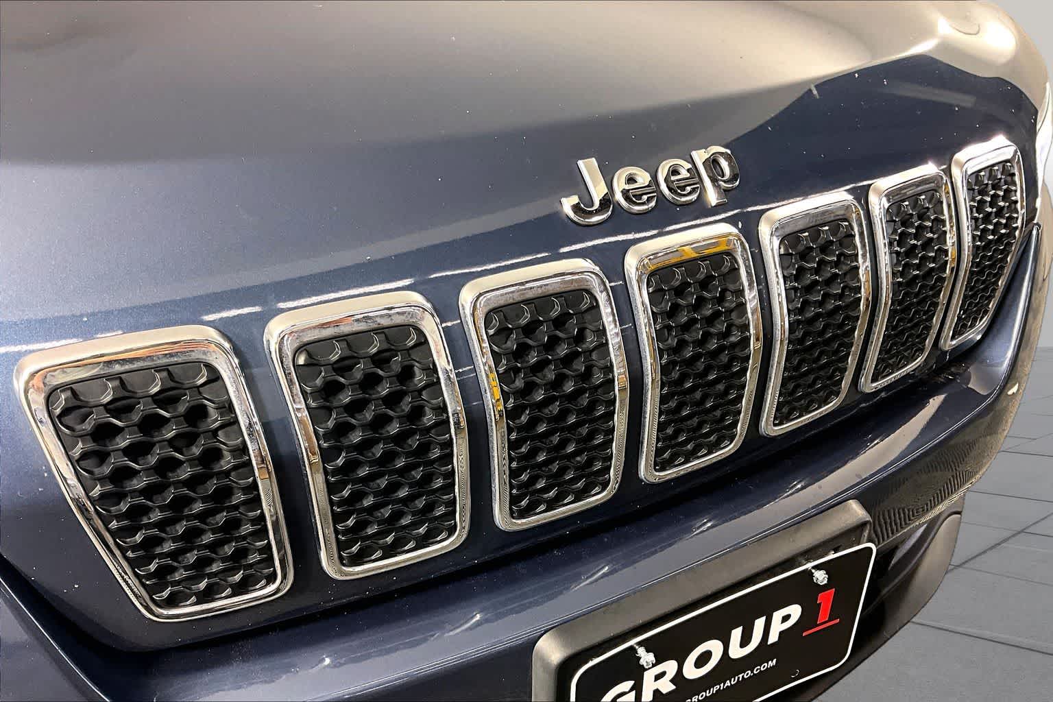 2020 Jeep Cherokee Latitude Plus Slate Blue Pearlcoat at AutoNation USA Katy