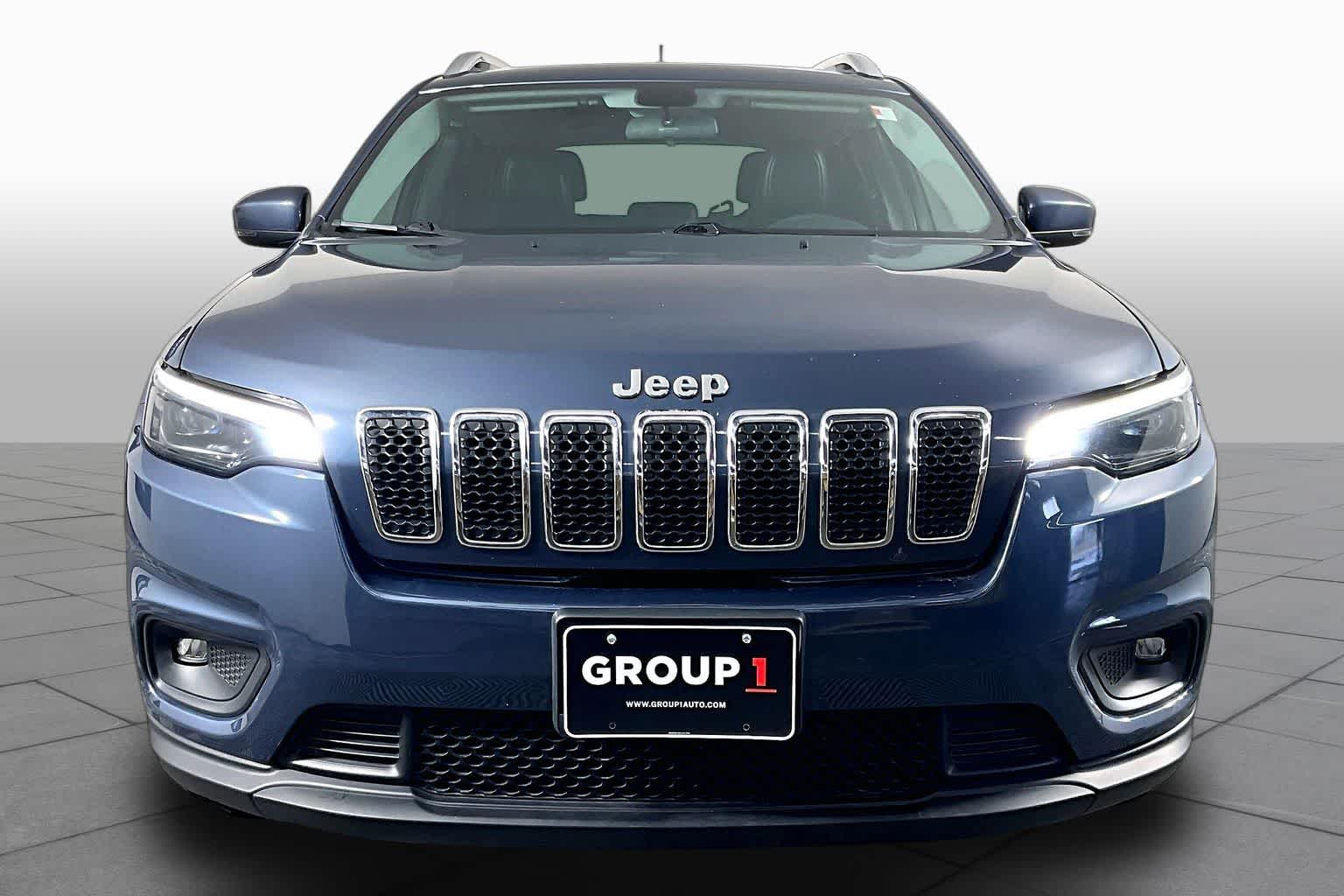 2020 Jeep Cherokee Latitude Plus Slate Blue Pearlcoat at AutoNation USA Katy