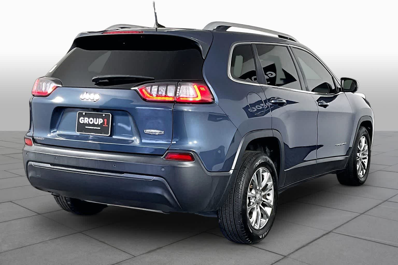 2020 Jeep Cherokee Latitude Plus Slate Blue Pearlcoat at AutoNation USA Katy