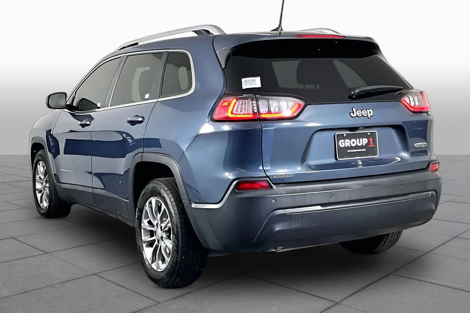 2020 Jeep Cherokee Latitude Plus Slate Blue Pearlcoat at AutoNation USA Katy
