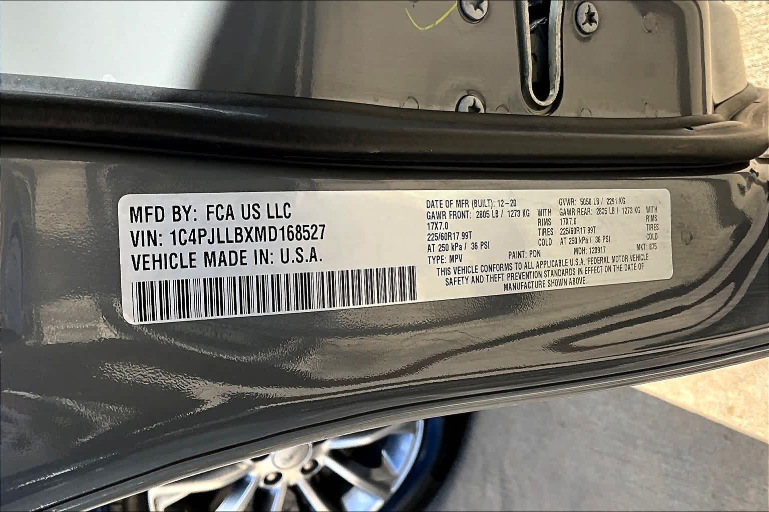 2021 Jeep Cherokee Latitude Plus Sting-Gray Clearcoat at Tomball Chrysler Dodge Jeep Ram