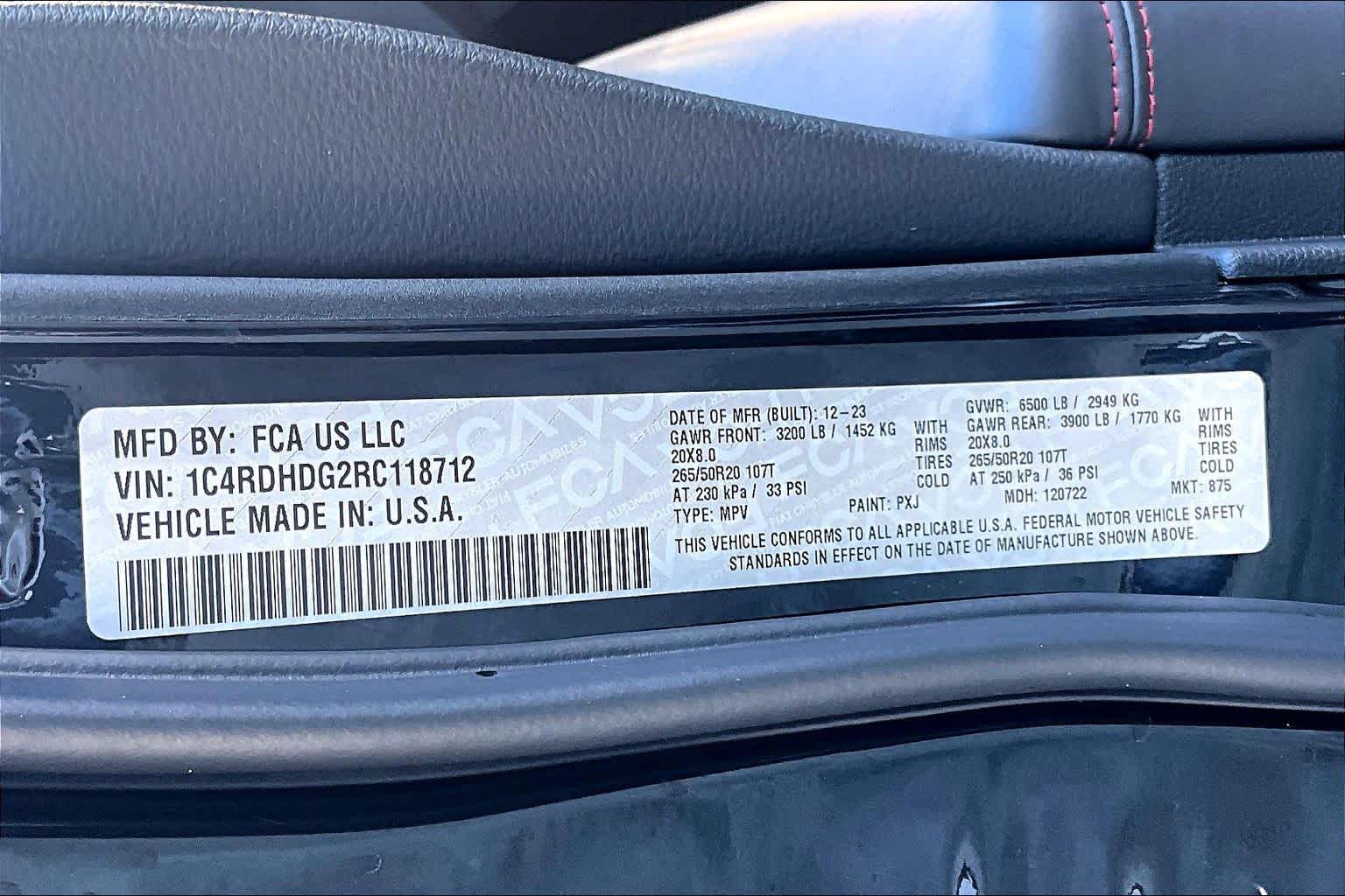 2024 Dodge Durango GT Plus DB Black Clearcoat at Turner Chevrolet