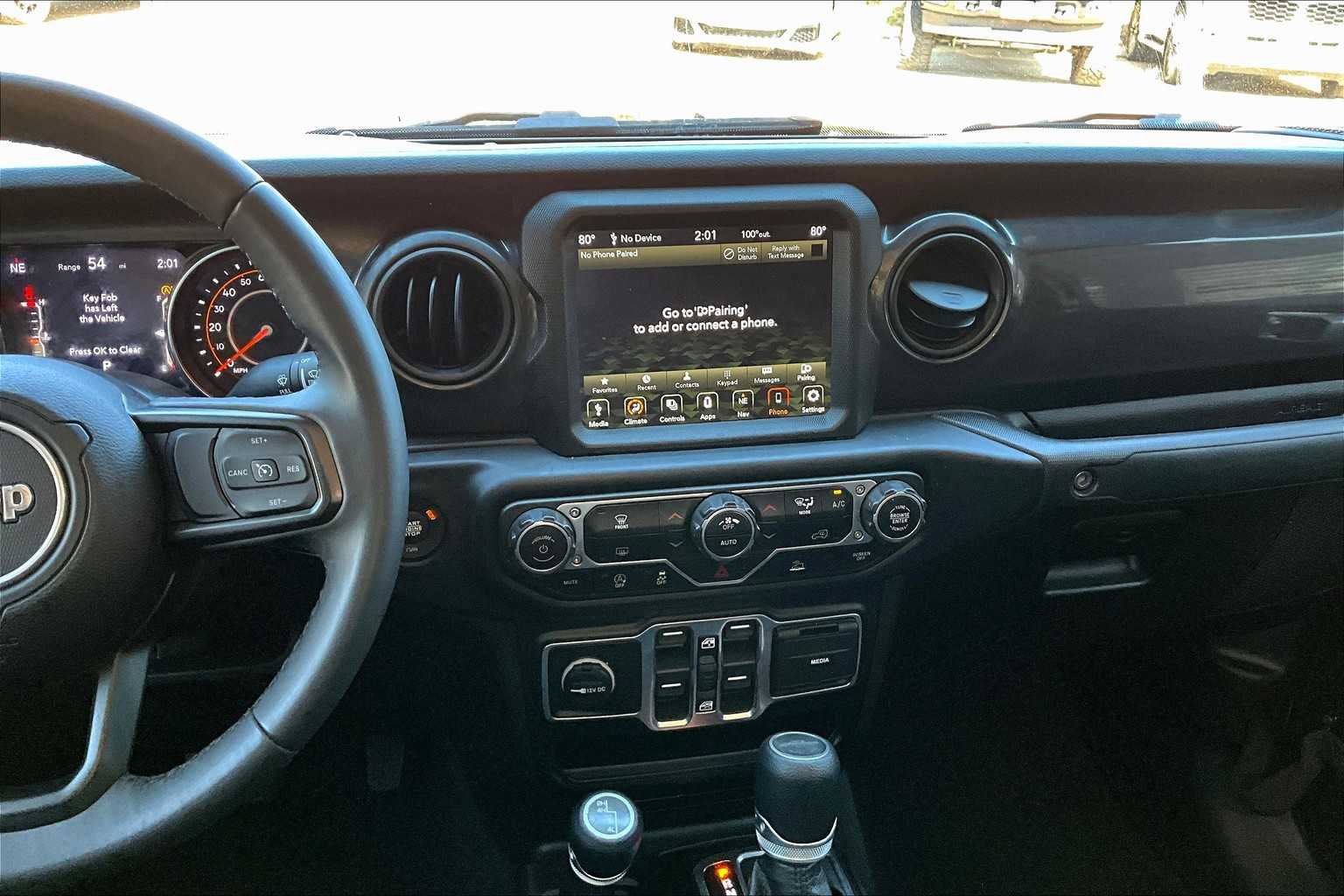 2022 Jeep Gladiator Altitude Black Clearcoat at Lone Star Chevrolet