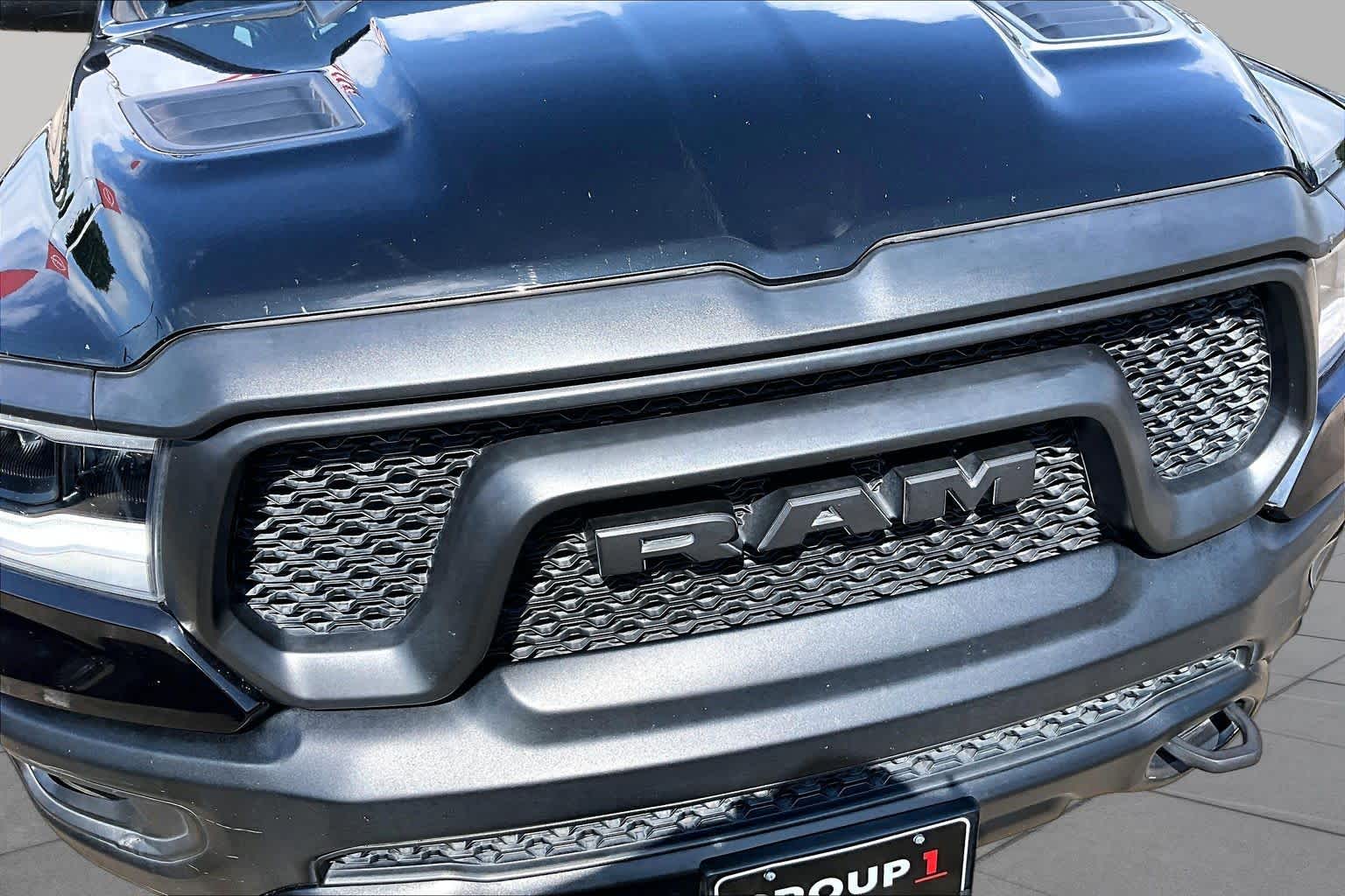 2020 Ram 1500 Rebel Diamond Black Crystal Pearlcoat at AutoNation Chevrolet Gulf Fwy