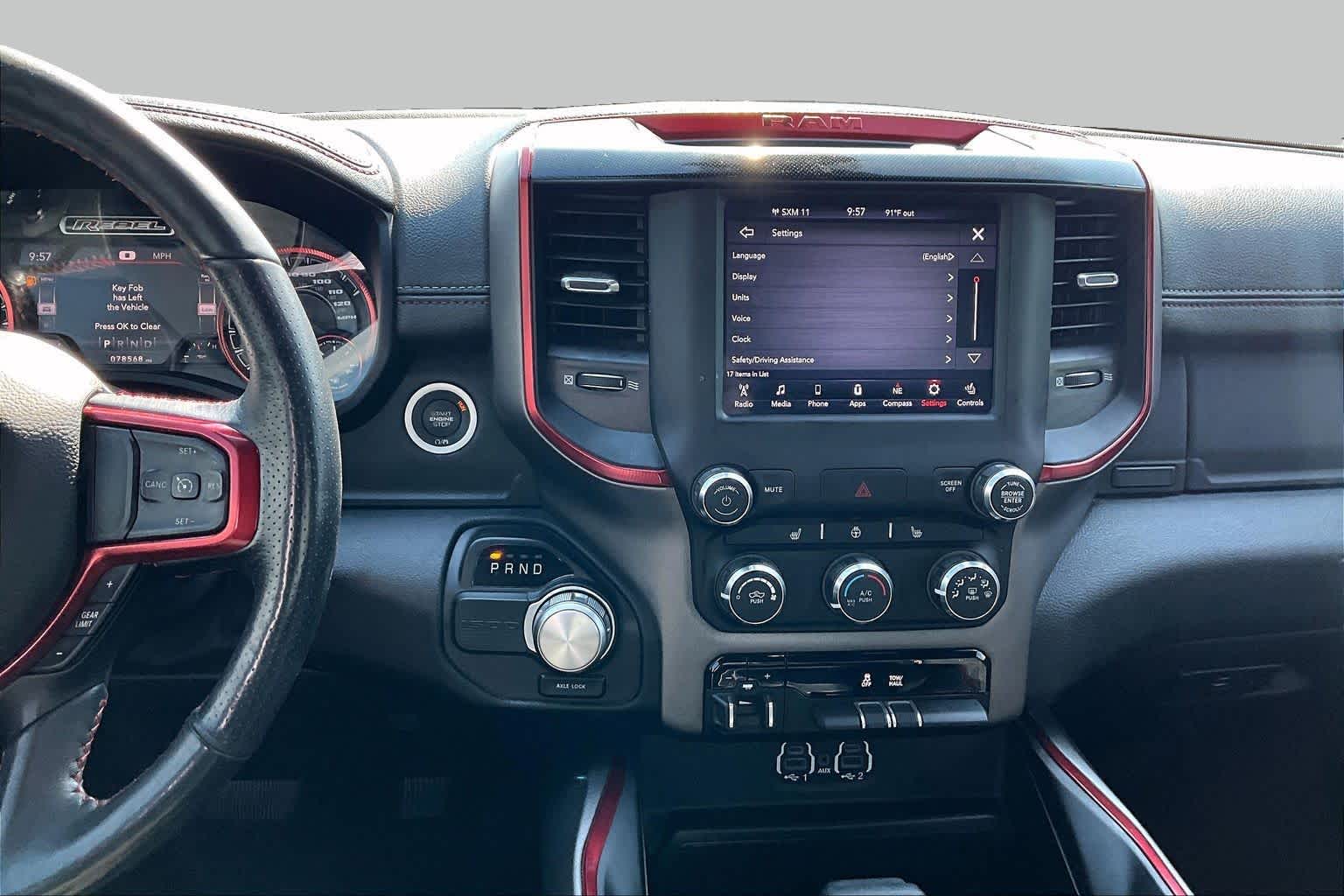 2020 Ram 1500 Rebel Diamond Black Crystal Pearlcoat at AutoNation Chevrolet Gulf Fwy