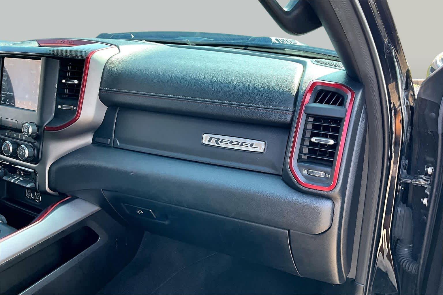 2020 Ram 1500 Rebel Diamond Black Crystal Pearlcoat at AutoNation Chevrolet Gulf Fwy