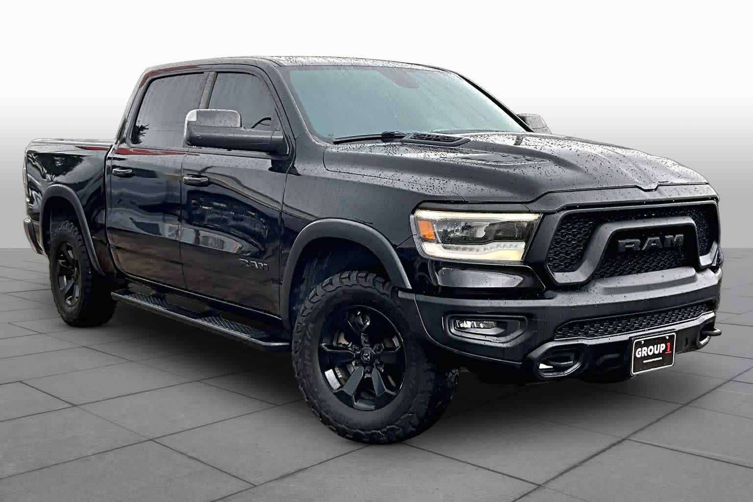 2020 Ram 1500 Rebel Diamond Black Crystal Pearlcoat at AutoNation Chevrolet Gulf Fwy