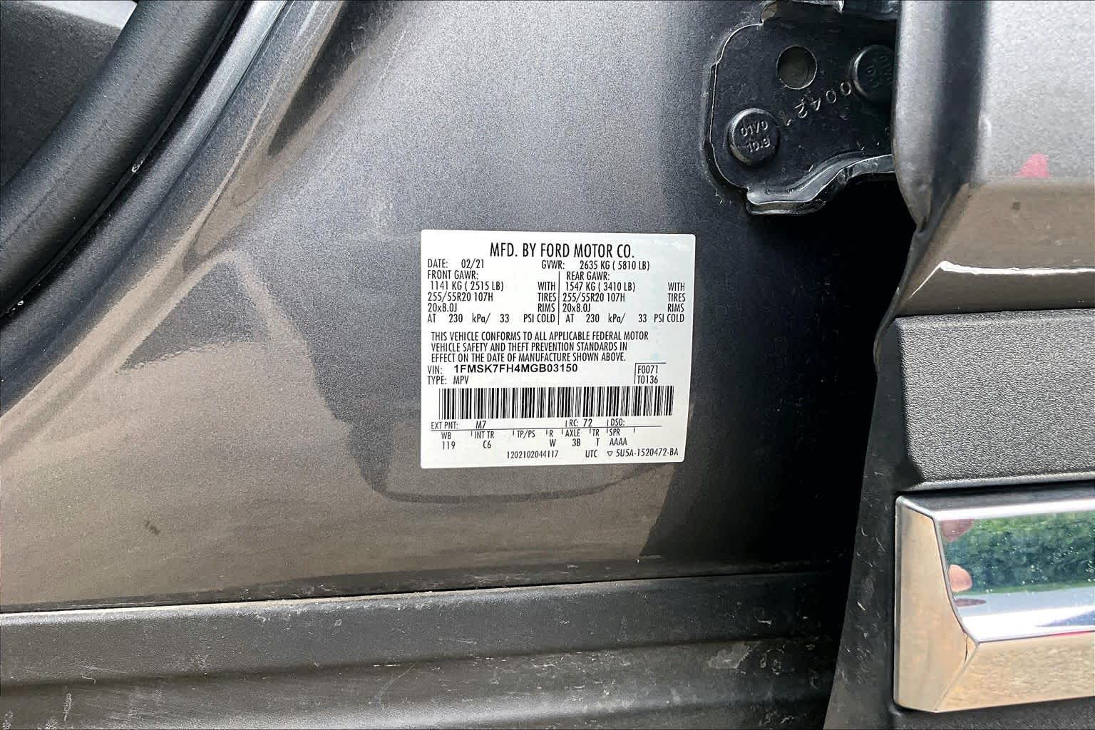 2021 Ford Explorer Limited Carbonized Gray Metallic at AutoNation USA Houston
