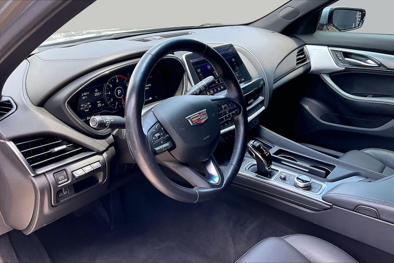 2023 Cadillac CT5 Premium Luxury Argent Silver Metallic at Ron Craft Chevrolet Cadillac