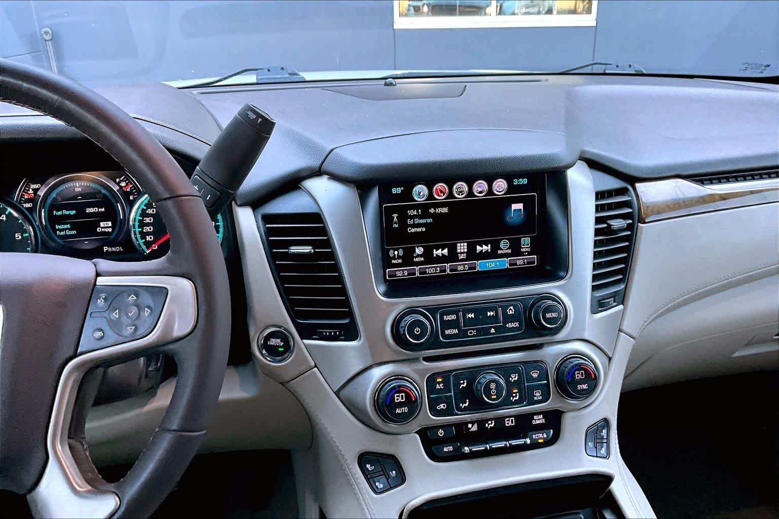 2017 GMC Yukon Denali White Frost Tricoat at Texan GMC Buick