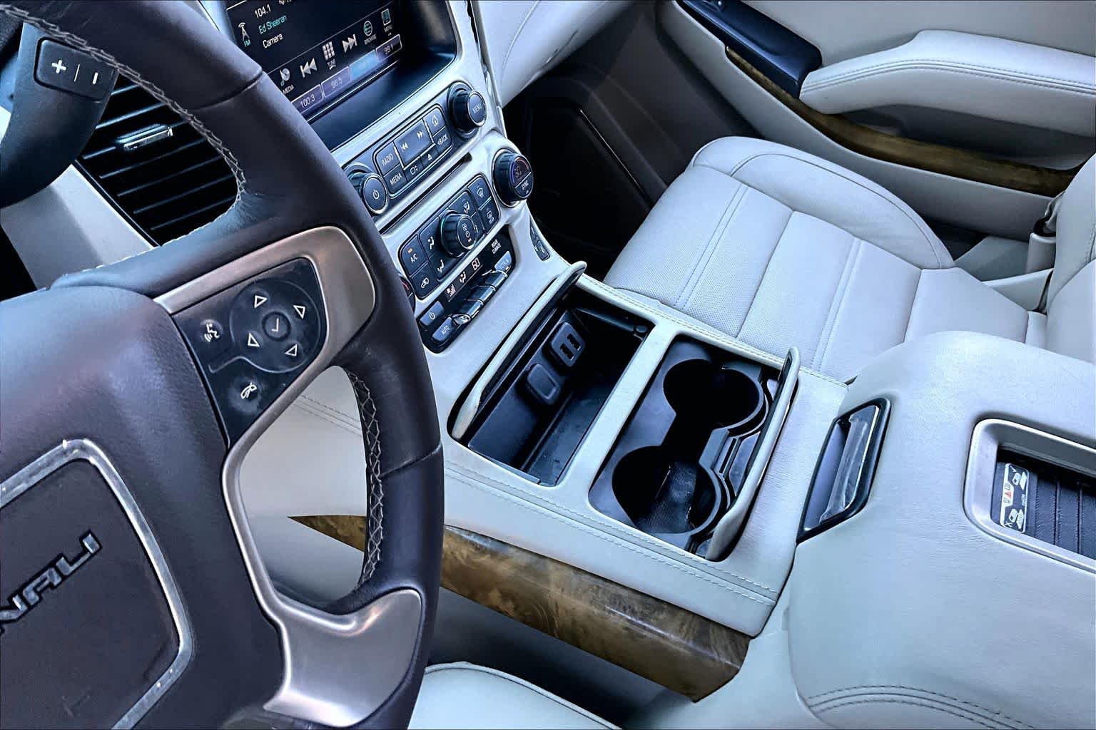 2017 GMC Yukon Denali White Frost Tricoat at Texan GMC Buick