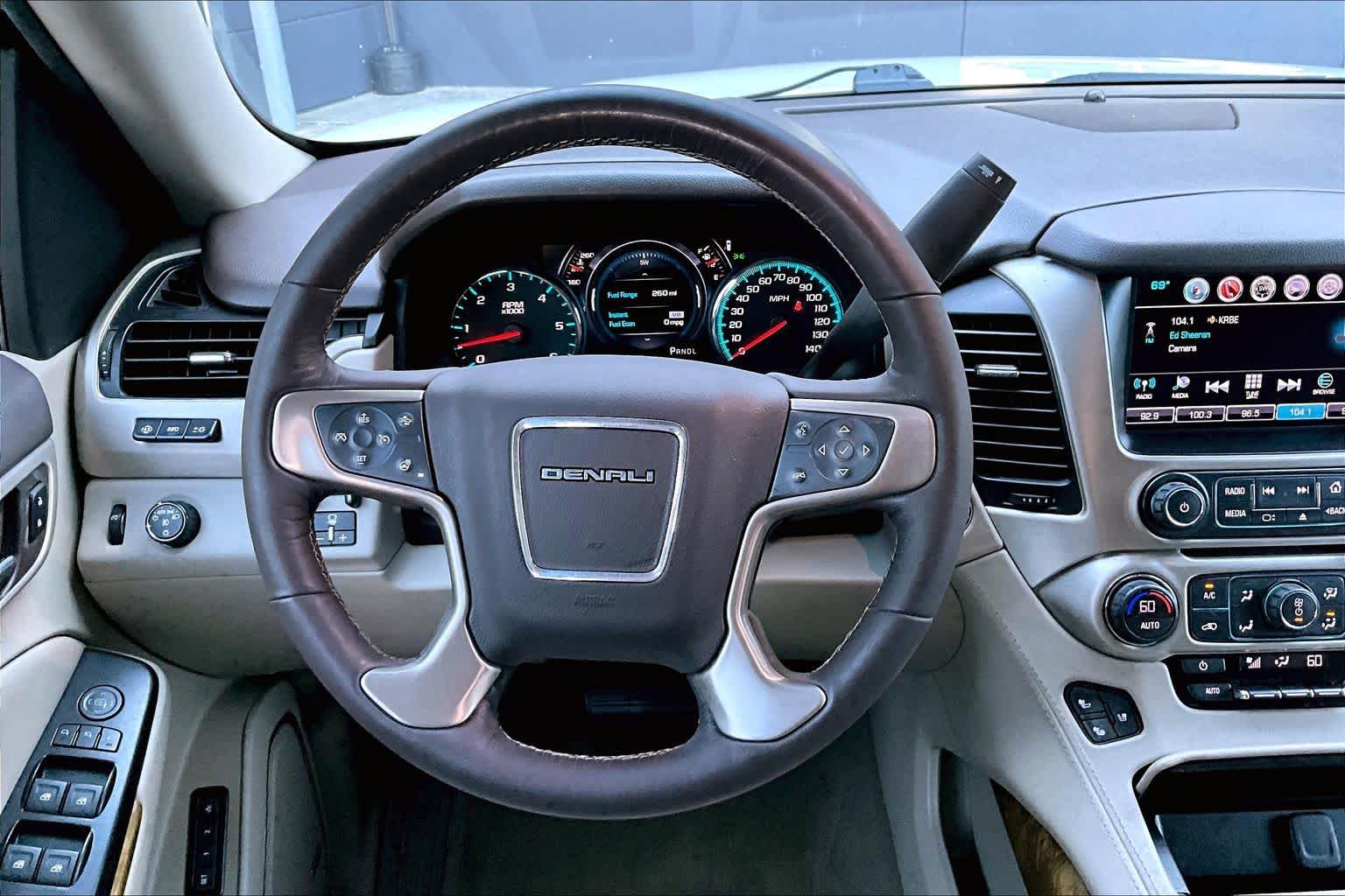 2017 GMC Yukon Denali White Frost Tricoat at Texan GMC Buick