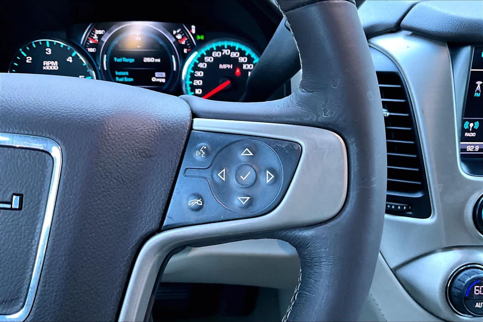 2017 GMC Yukon Denali White Frost Tricoat at Texan GMC Buick