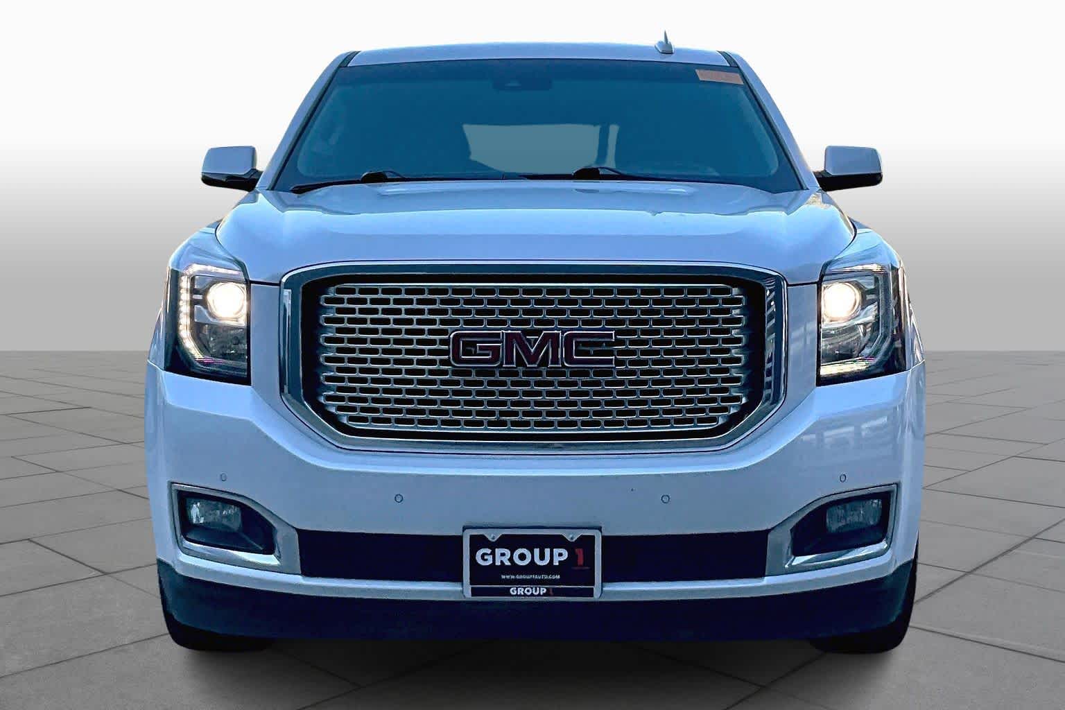 2017 GMC Yukon Denali White Frost Tricoat at Texan GMC Buick
