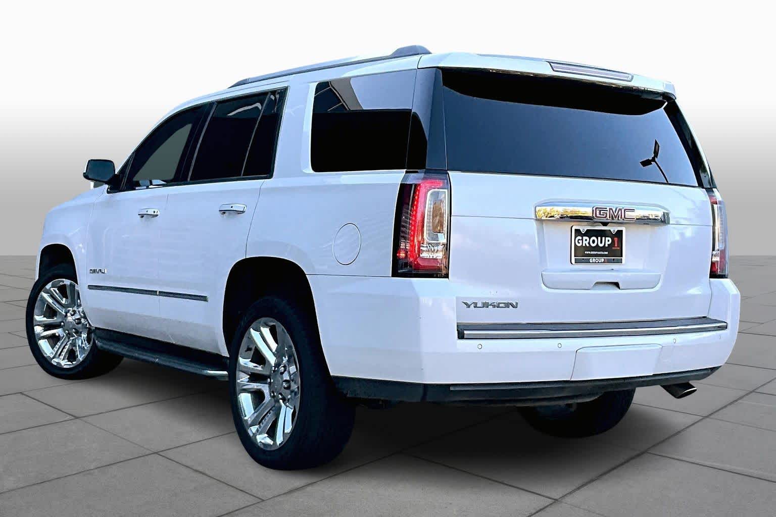 2017 GMC Yukon Denali White Frost Tricoat at Texan GMC Buick