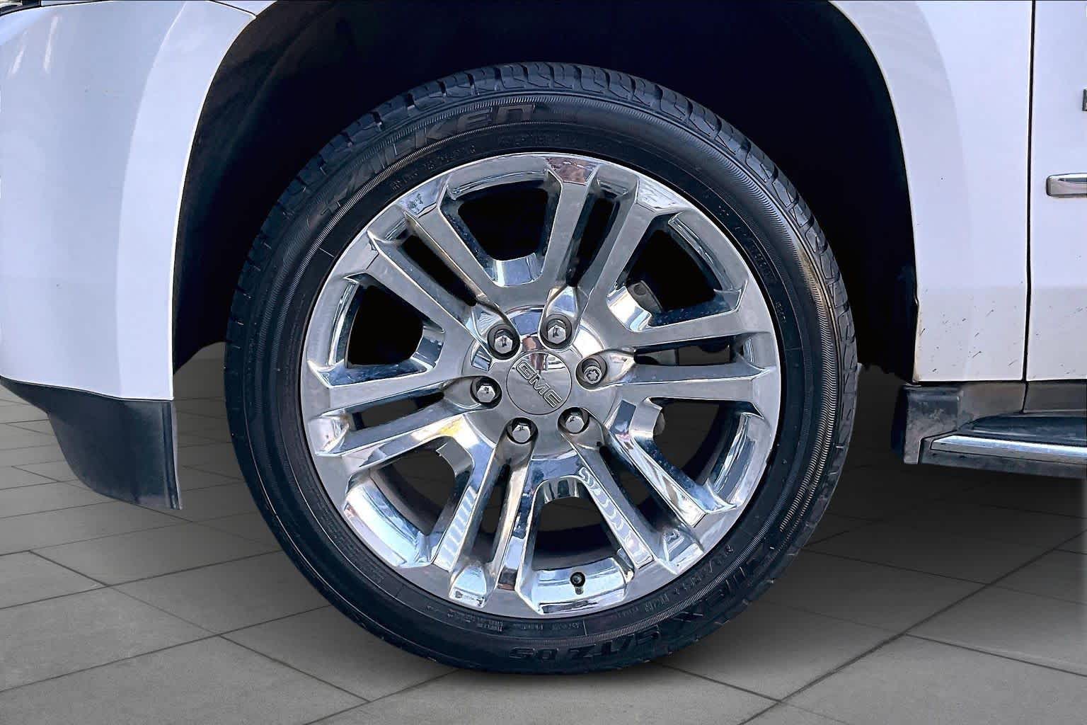 2017 GMC Yukon Denali White Frost Tricoat at Texan GMC Buick