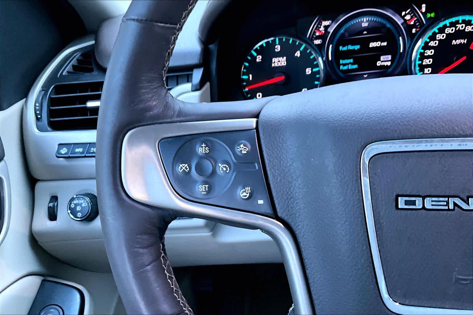 2017 GMC Yukon Denali White Frost Tricoat at Texan GMC Buick