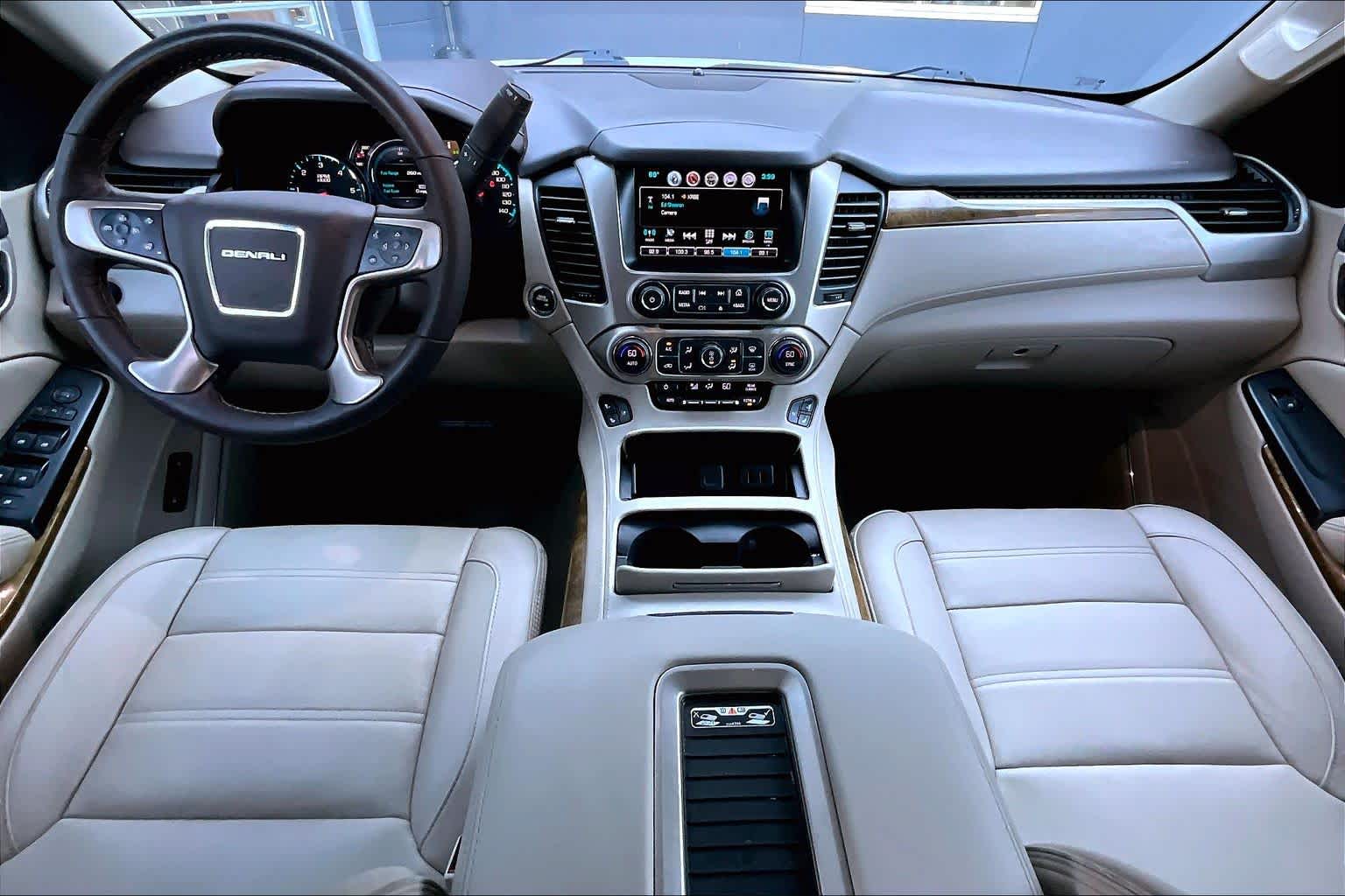 2017 GMC Yukon Denali White Frost Tricoat at Texan GMC Buick