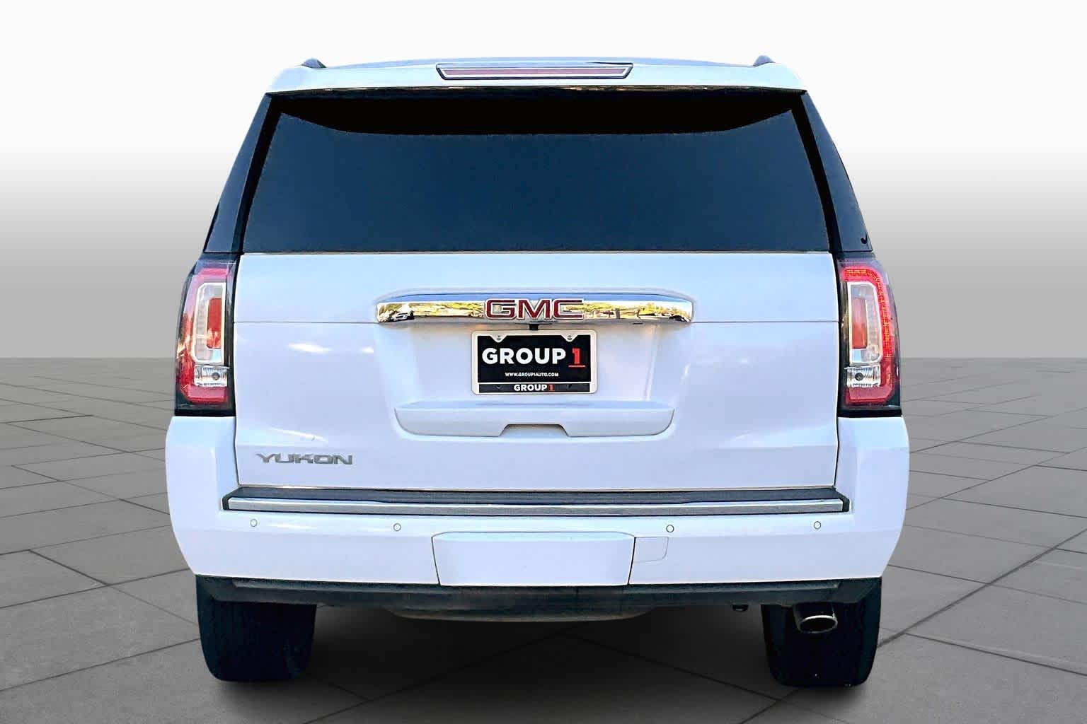 2017 GMC Yukon Denali White Frost Tricoat at Texan GMC Buick