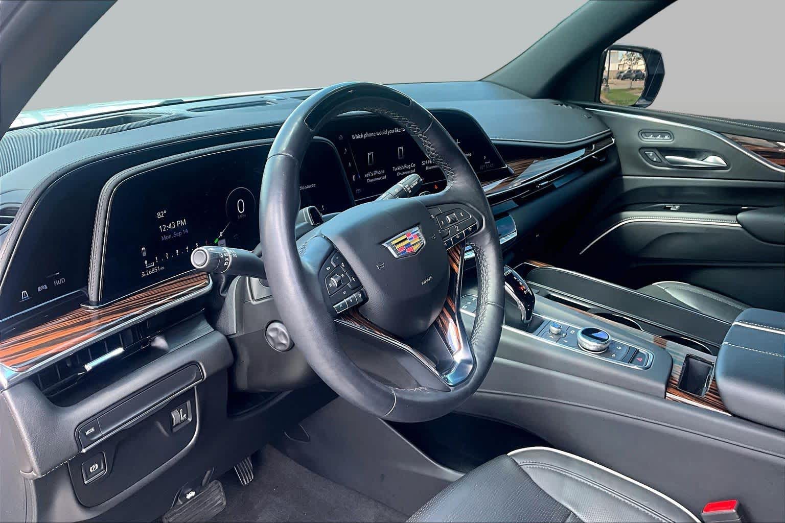 2024 Cadillac Escalade RWD Premium Luxury Crystal White Tricoat at Helfman Ford