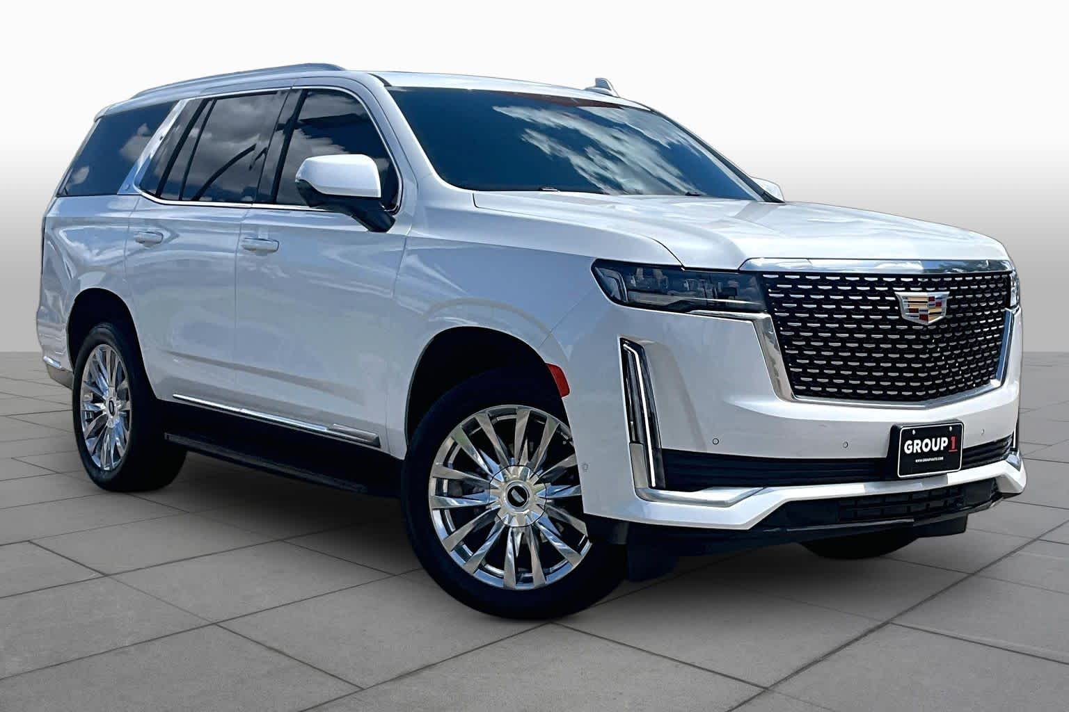 2024 Cadillac Escalade RWD Premium Luxury Crystal White Tricoat at Helfman Ford