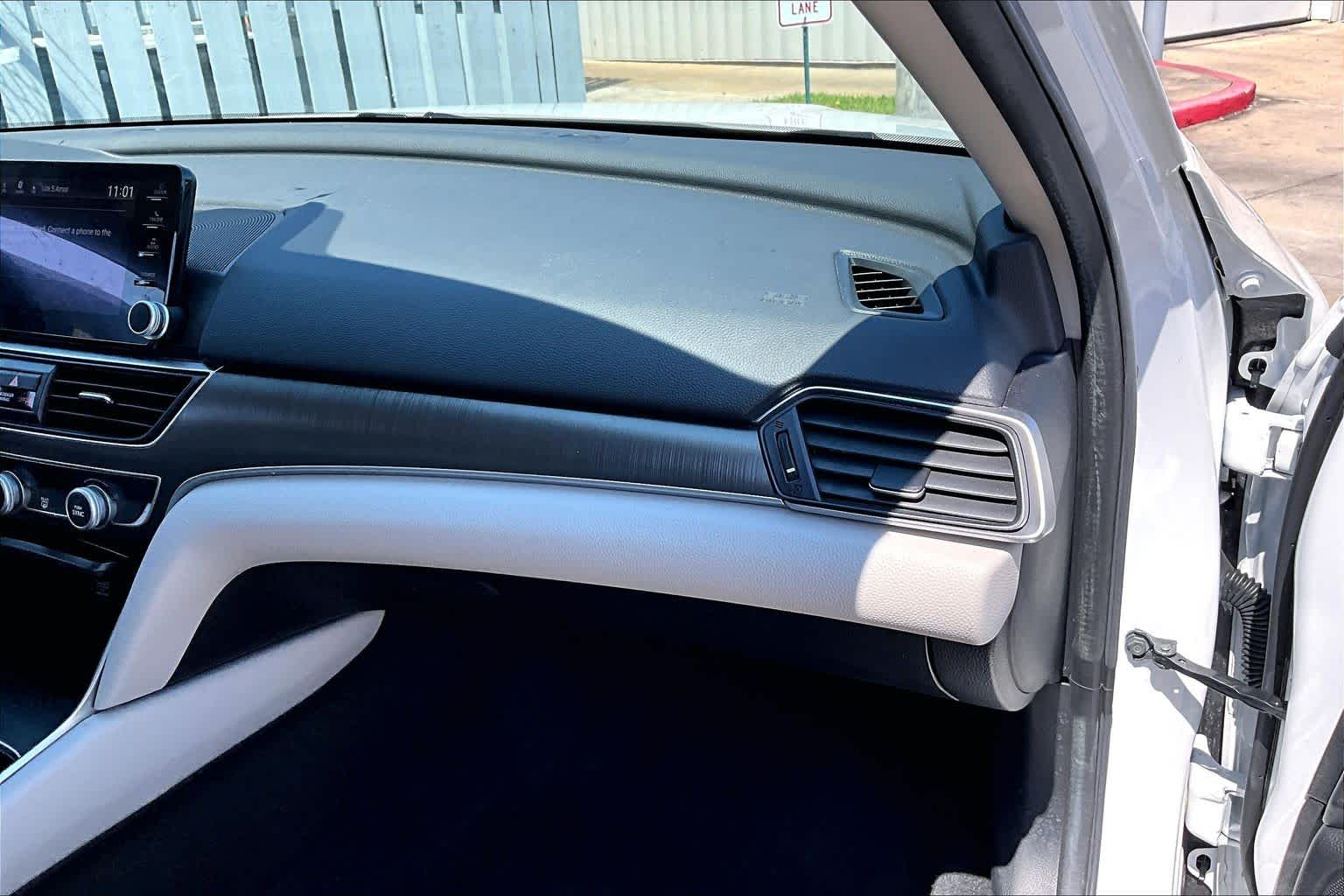 2021 Honda Accord Sedan LX Platinum White Pearl at Friendly Ford Crosby