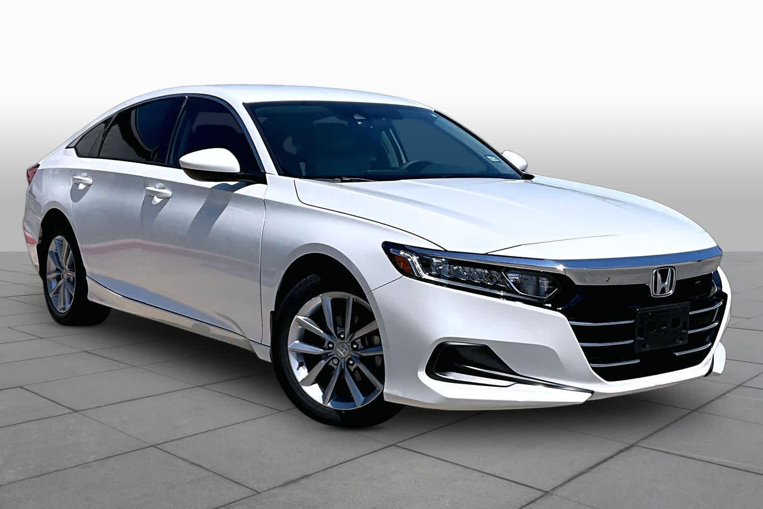 2021 Honda Accord Sedan LX Platinum White Pearl at Friendly Ford Crosby