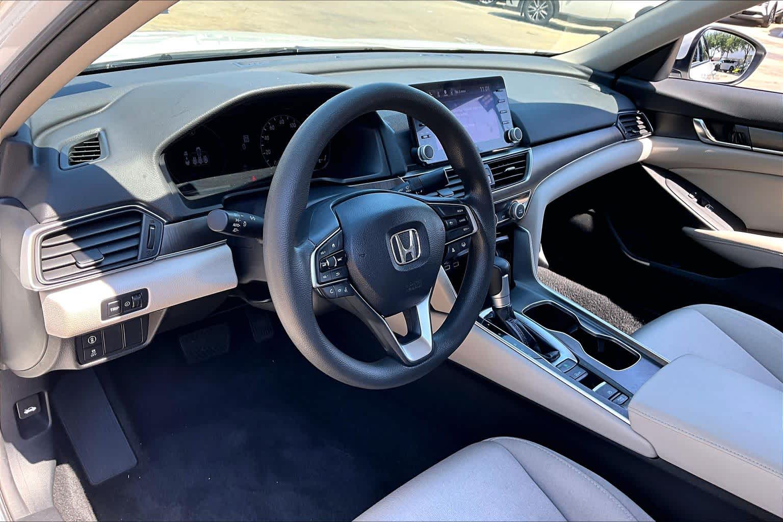 2021 Honda Accord Sedan LX Platinum White Pearl at Friendly Ford Crosby