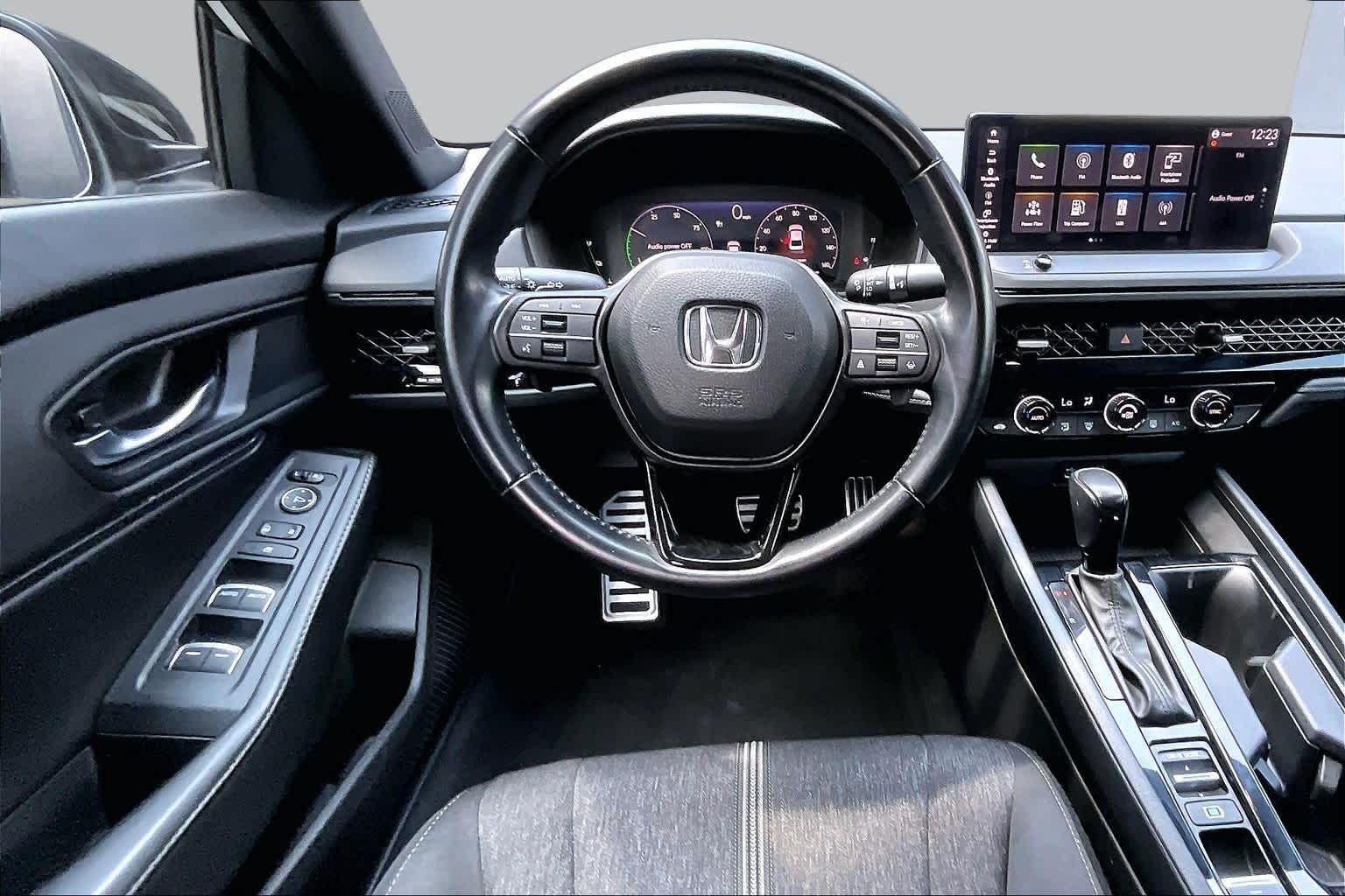 2023 Honda Accord Hybrid Sport Platinum White Pearl at Honda of Clear Lake