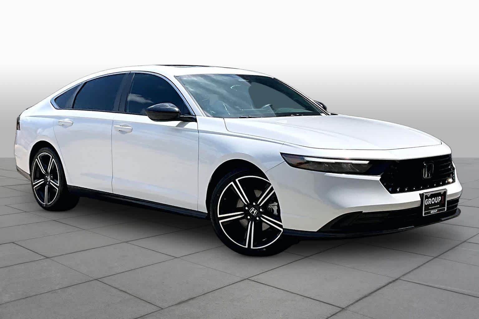 2023 Honda Accord Hybrid Sport Platinum White Pearl at Honda of Clear Lake