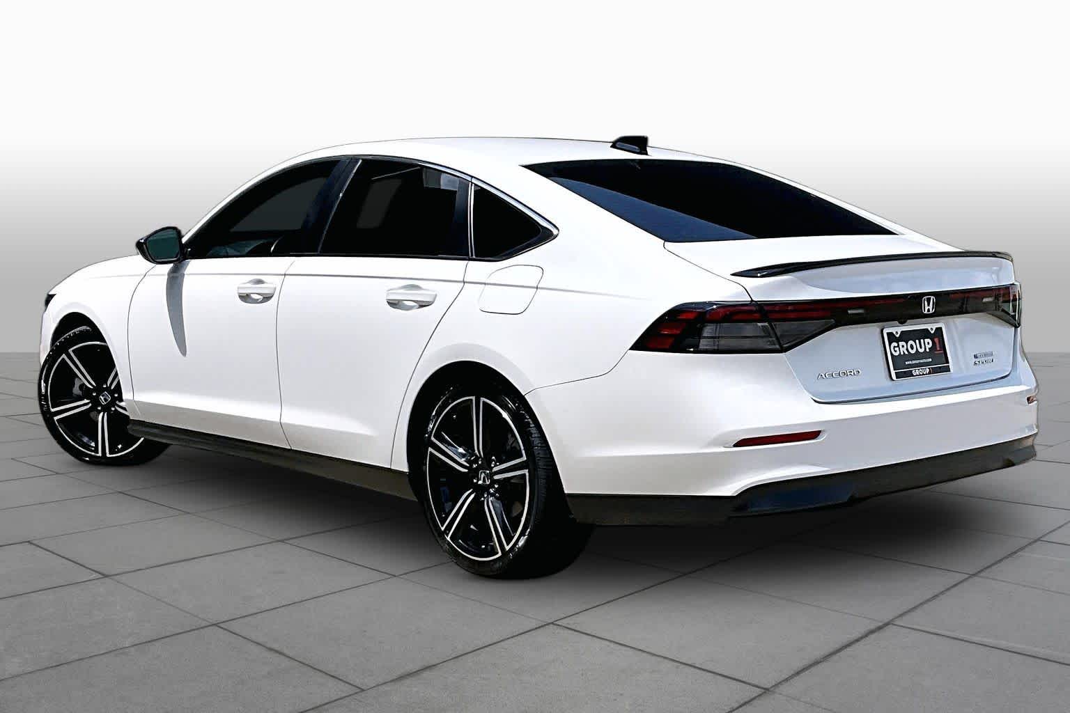 2023 Honda Accord Hybrid Sport Platinum White Pearl at Honda of Clear Lake