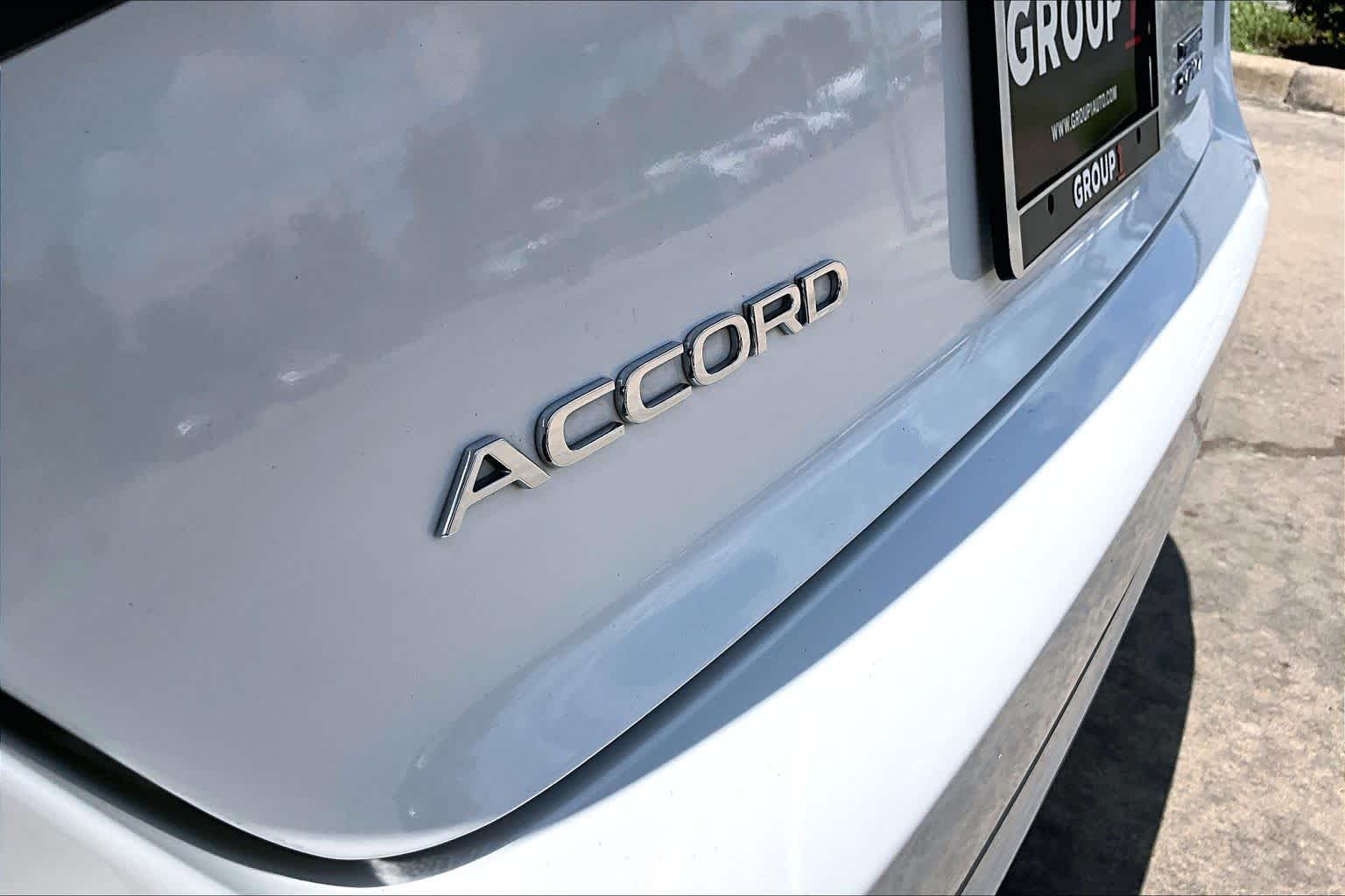 2023 Honda Accord Hybrid Sport Platinum White Pearl at Honda of Clear Lake