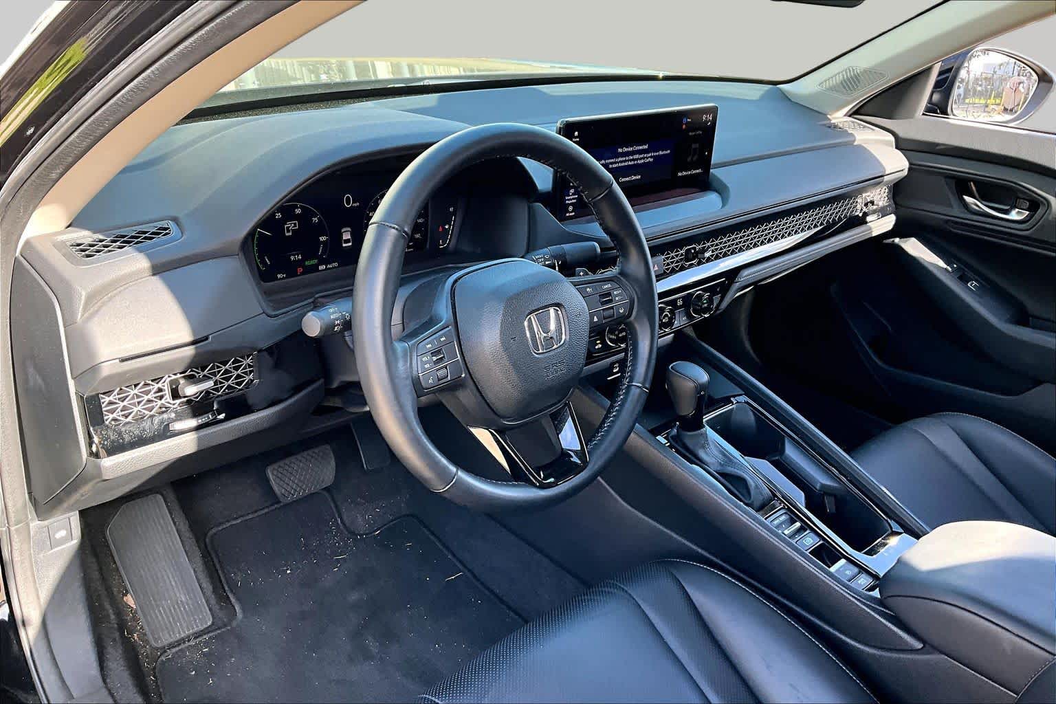 2024 Honda Accord Hybrid EX-L Crystal Black Pearl at Beck & Masten Kia
