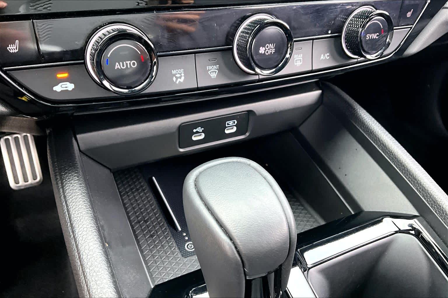 2025 Honda Accord Hybrid Sport-L Platinum White Pearl at AutoNation USA Katy