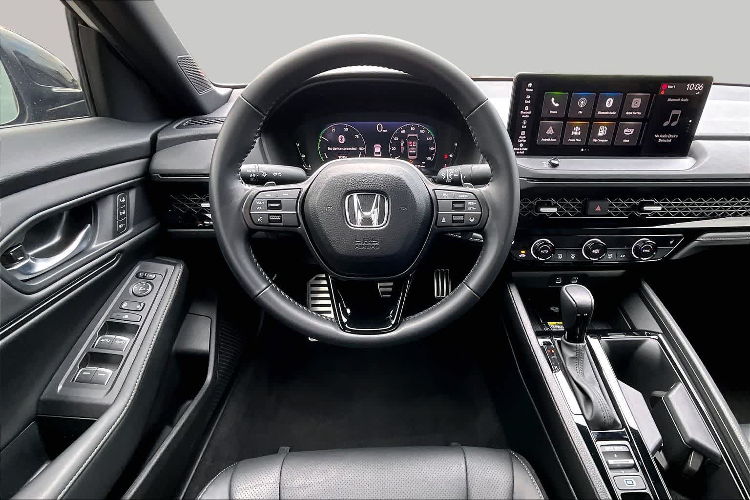 2025 Honda Accord Hybrid Sport-L Platinum White Pearl at AutoNation USA Katy