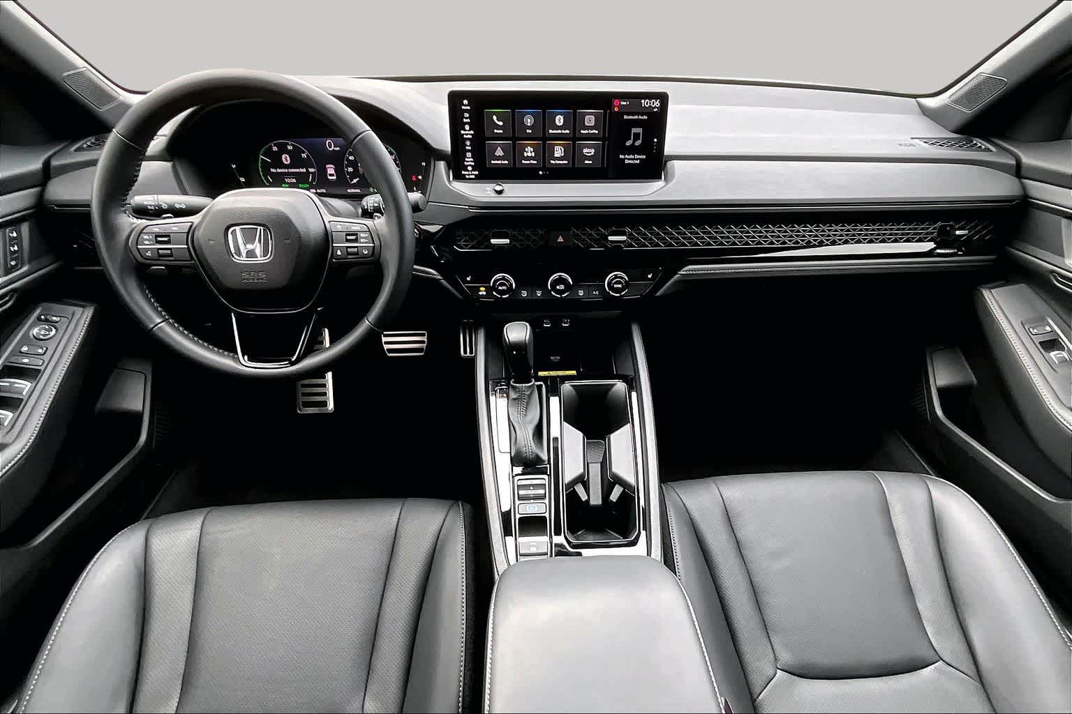 2025 Honda Accord Hybrid Sport-L Platinum White Pearl at AutoNation USA Katy