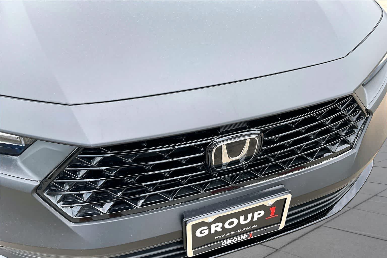 2025 Honda Accord Hybrid Sport-L Platinum White Pearl at AutoNation USA Katy