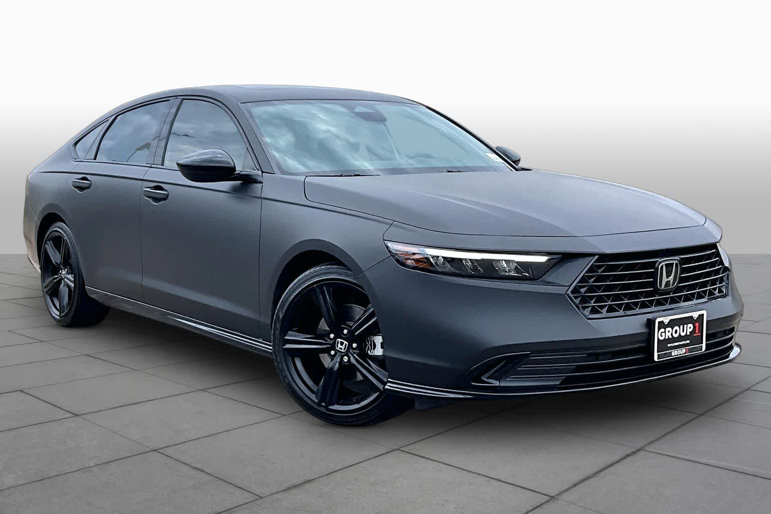 2025 Honda Accord Hybrid Sport-L Platinum White Pearl at AutoNation USA Katy